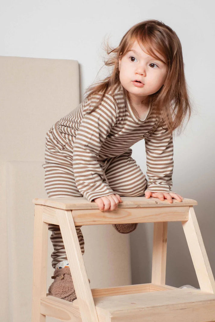 Organic Cotton Long Sleeve Bodysuit Sets - Playtime