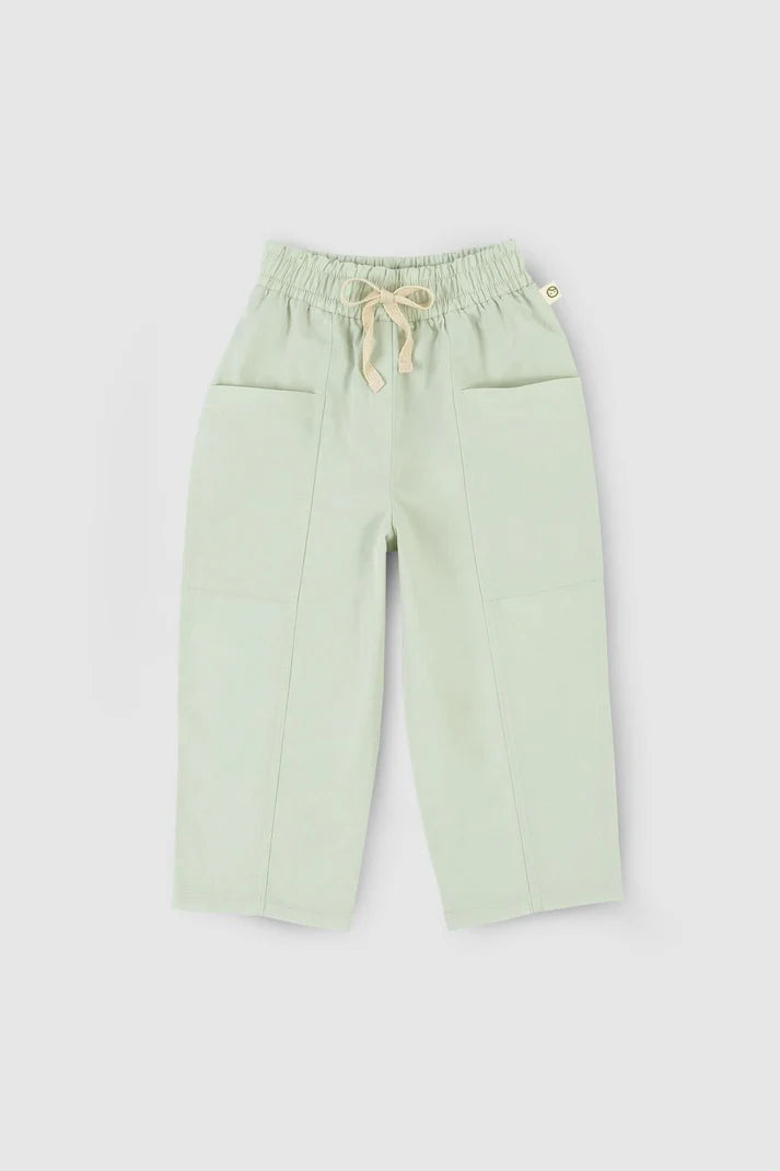 Organic Cotton Pants for Kids in Green | Eco-Friendly