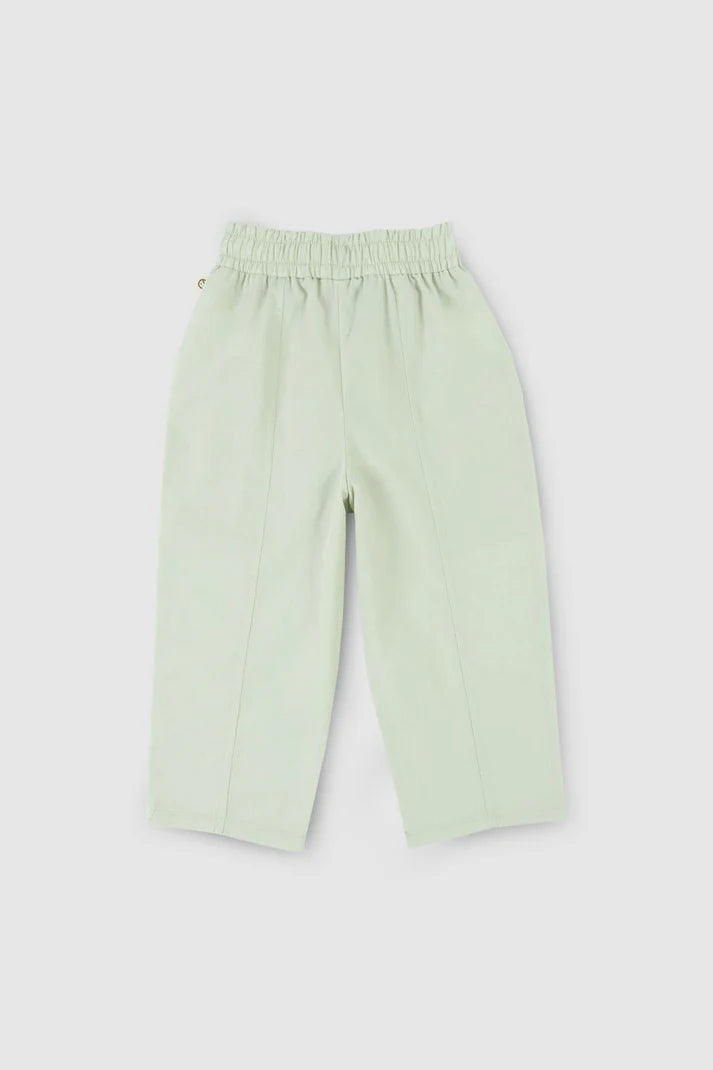 Organic Cotton Pants for Kids in Green | Eco-Friendly