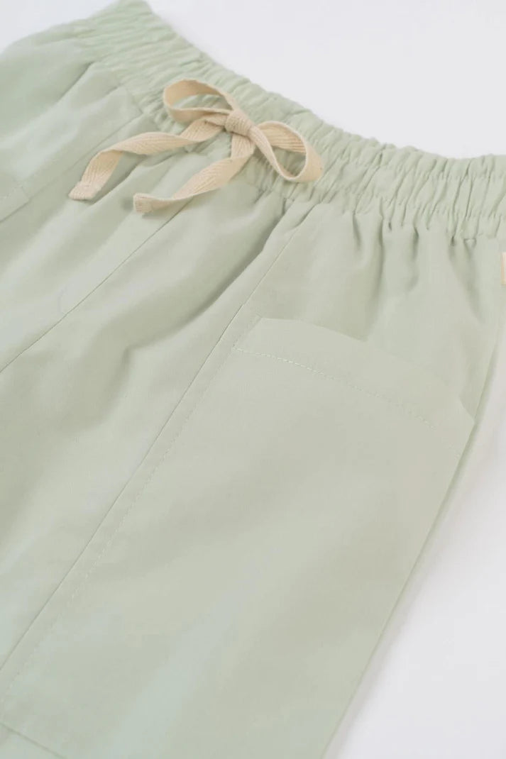 Organic Cotton Pants for Kids in Green | Eco-Friendly