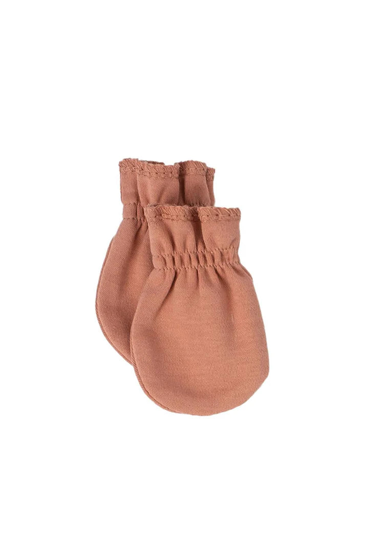Organic Cotton Pink Newborn Gloves