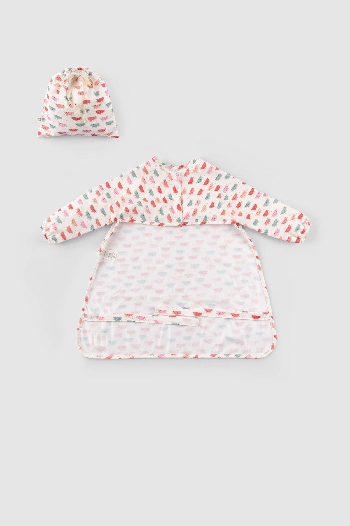 Liquid Proof Smock Bib - Watermelon