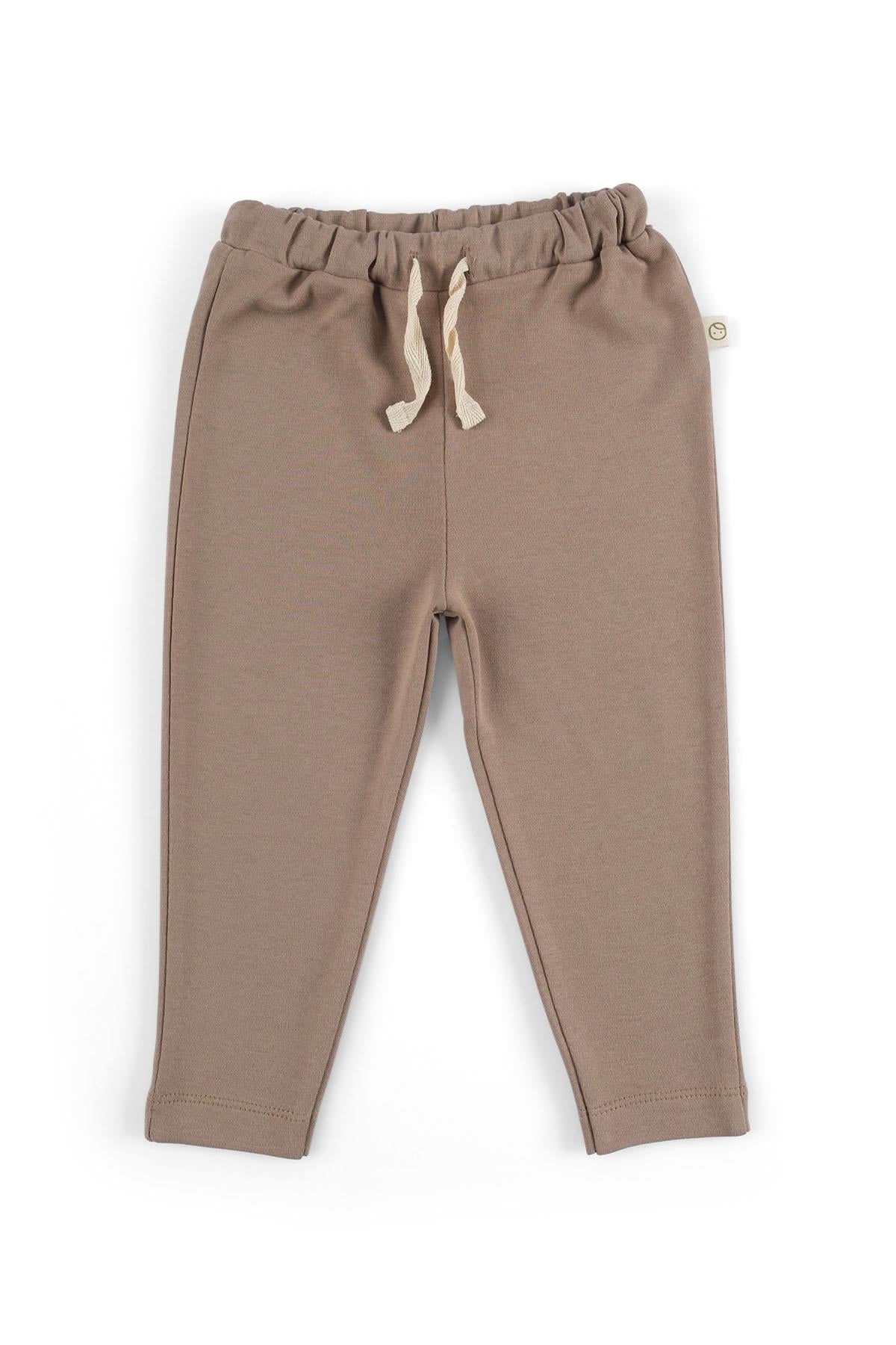 Organic Cotton Pyjama Set - Brown