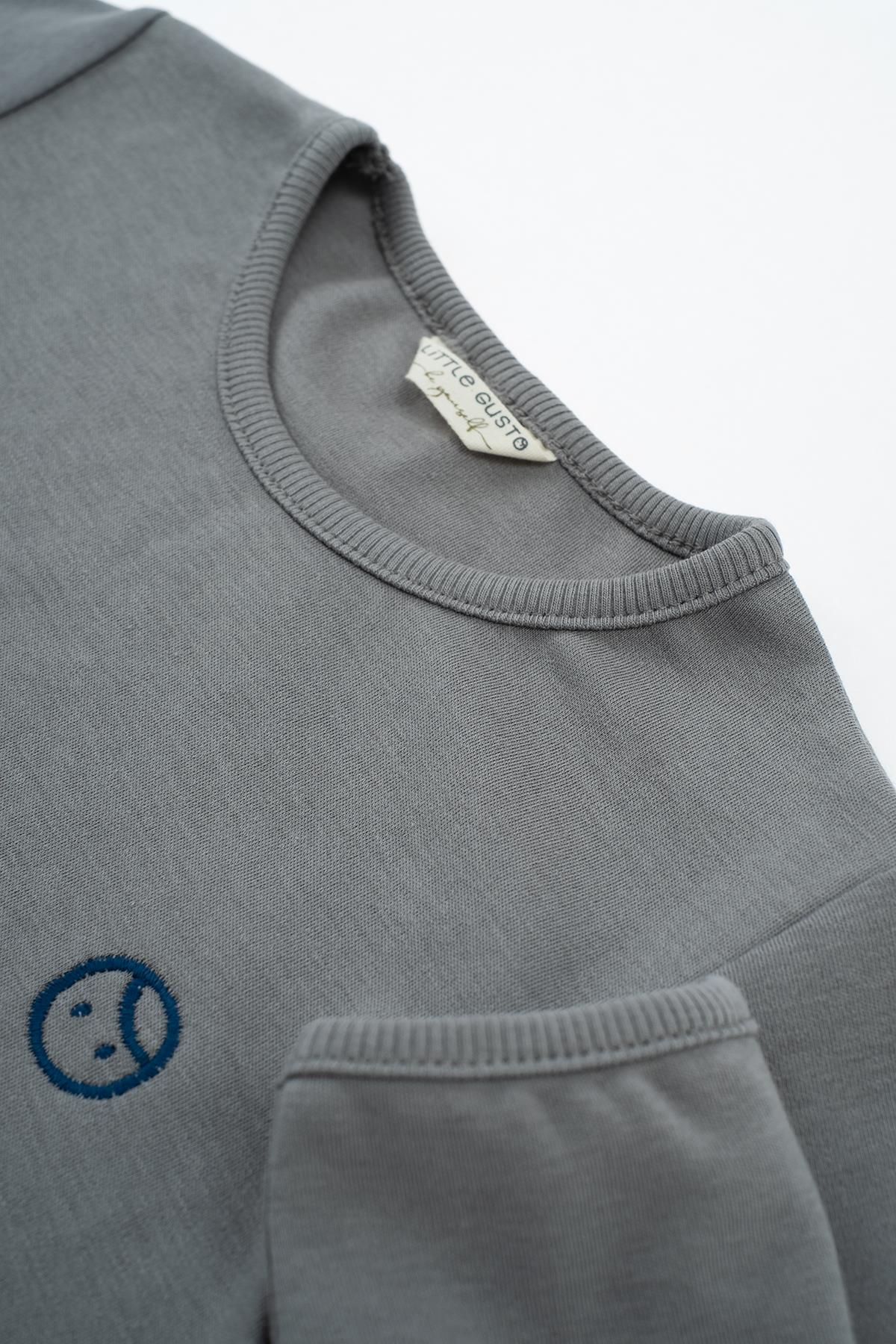Grey Organic Cotton Sweatshirt - Soft, Sustainable & Comfortable