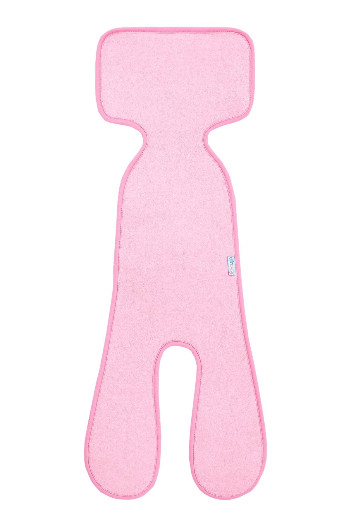 Pink Organic Cotton Baby Pram Cushion | Soft & Safe for Infants