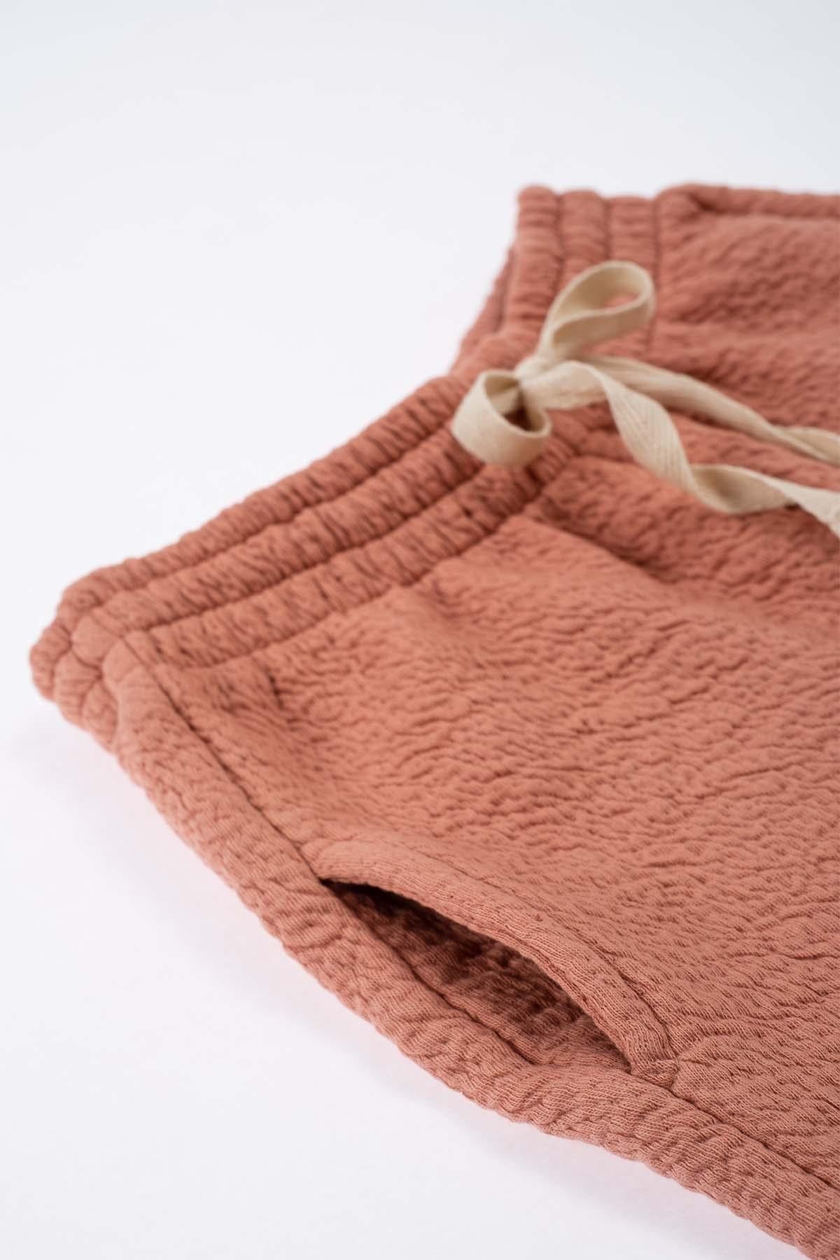 Crinkled Quilted Sweatpants - Pink Baby Wear | Soft & Cozy