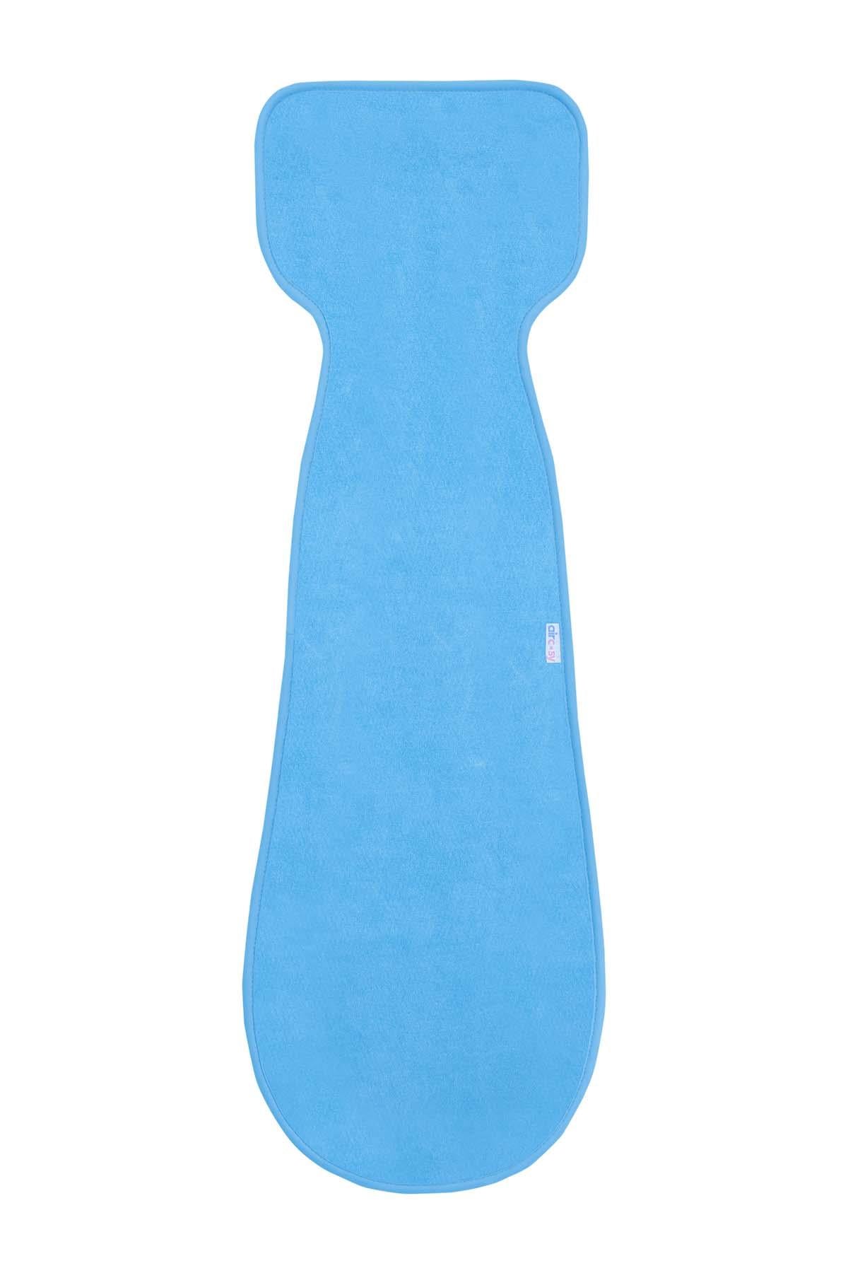 Organic Cotton Blue Kids Car Seat Cushion (3-6 Years) | Soft