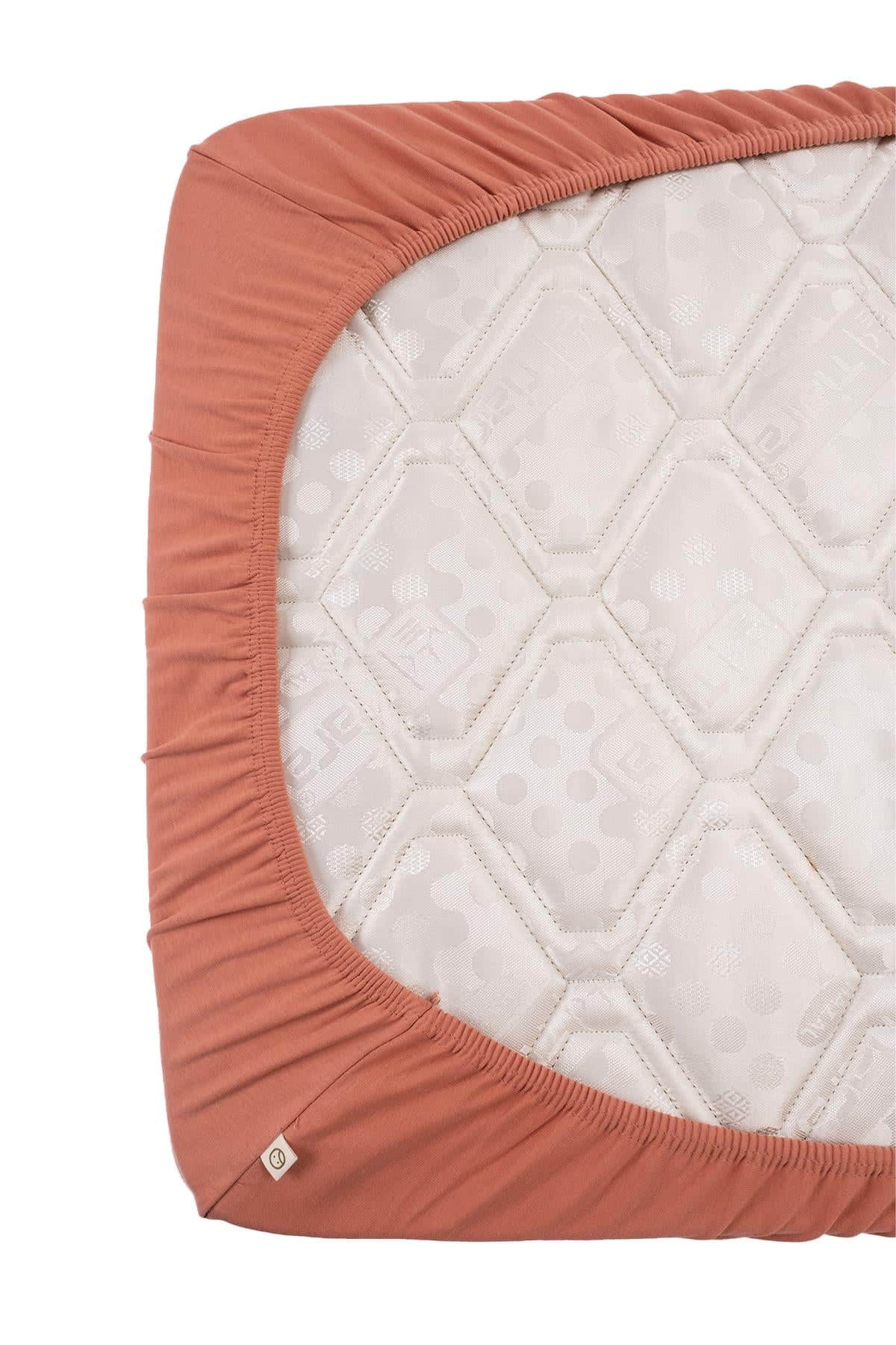 Organic Cotton Fitted Bed Sheet - Pink | Soft and Cozy Bedding