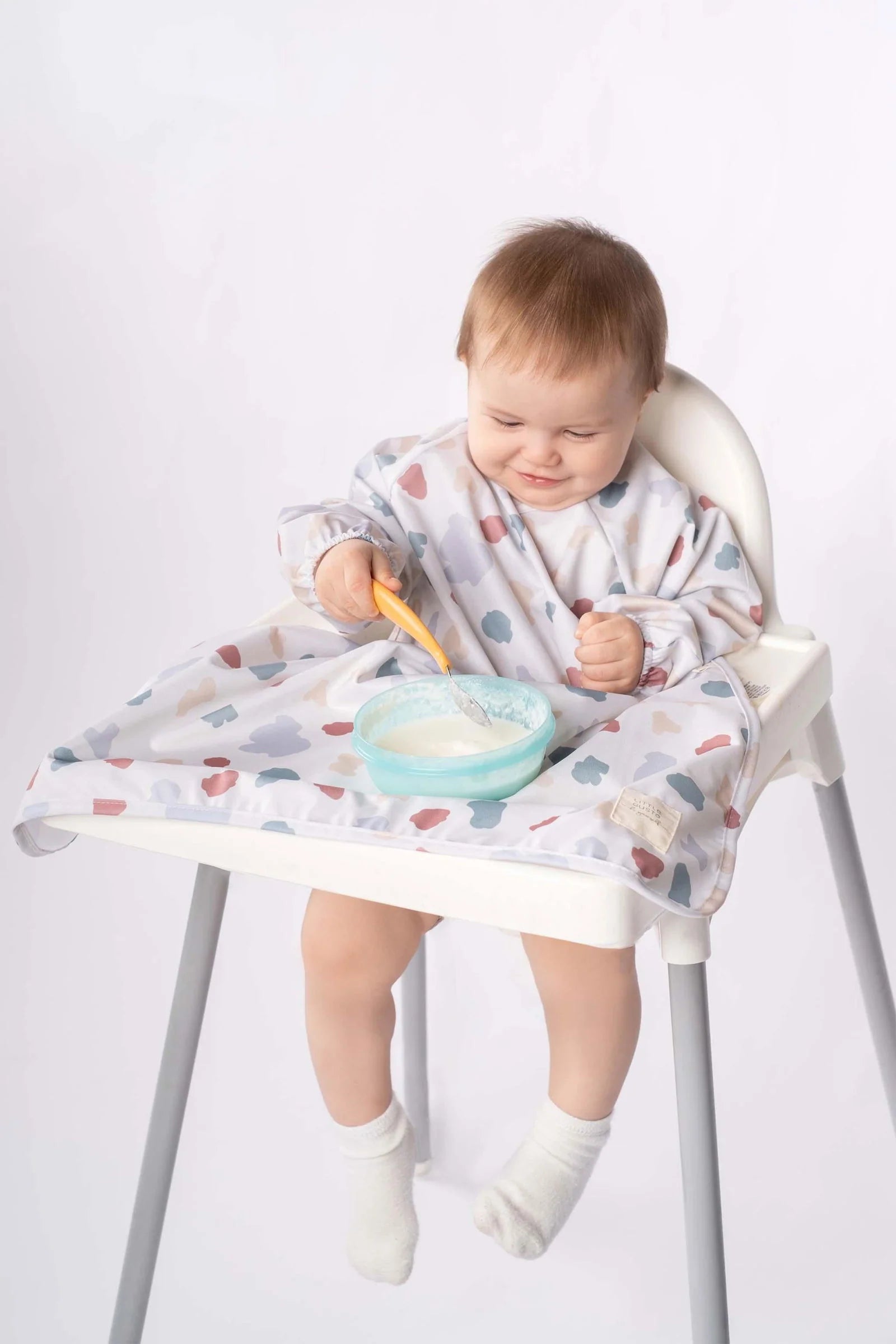 Liquid Proof Smock Bib - Animal Pattern