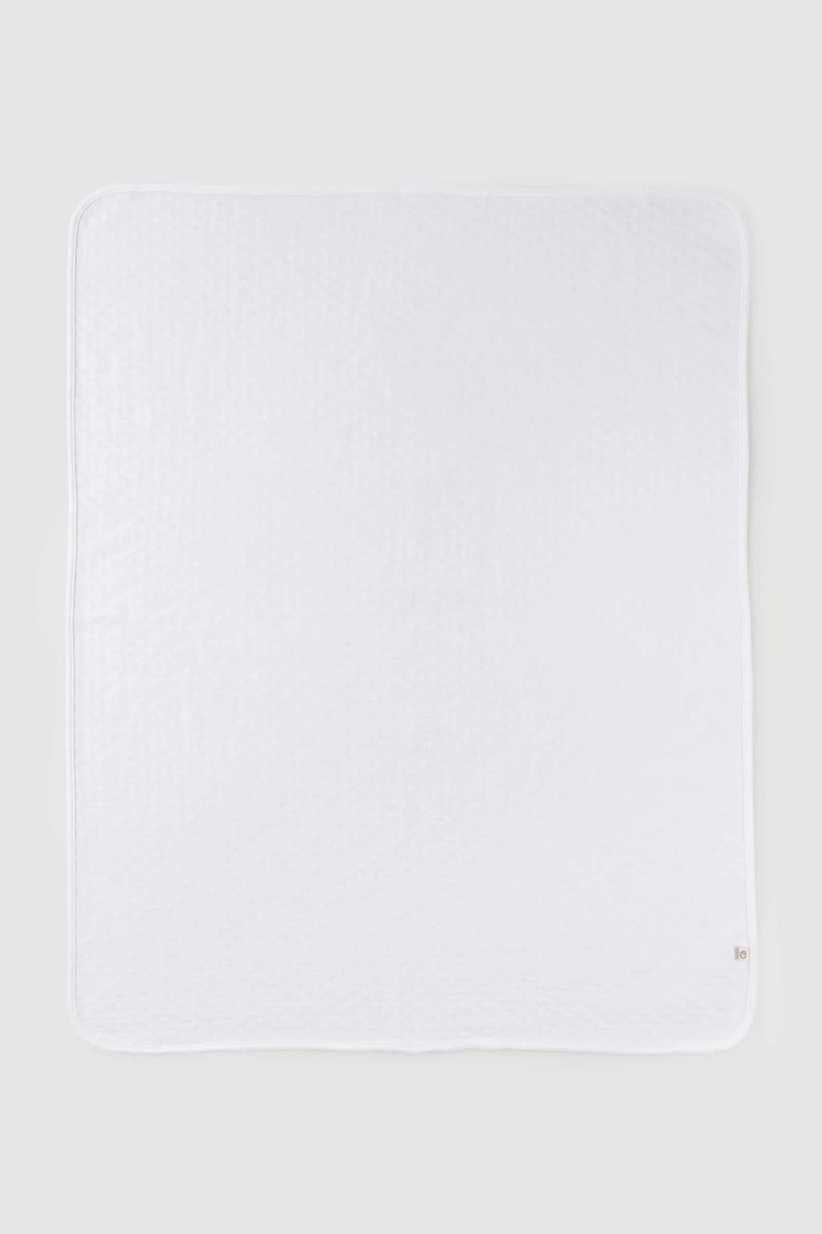 Organic Cotton Baby Blanket - White