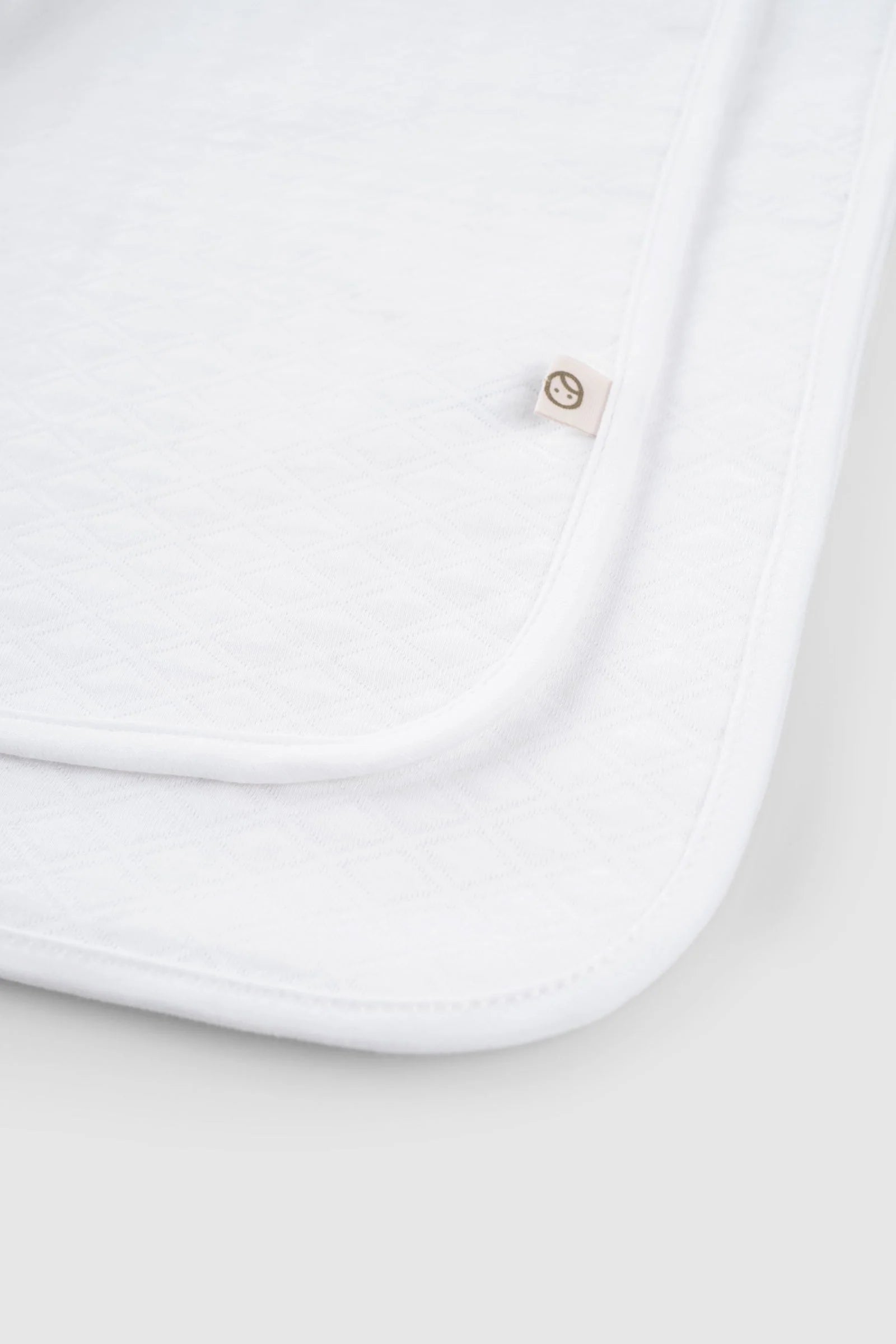 Organic Cotton Baby Blanket - White