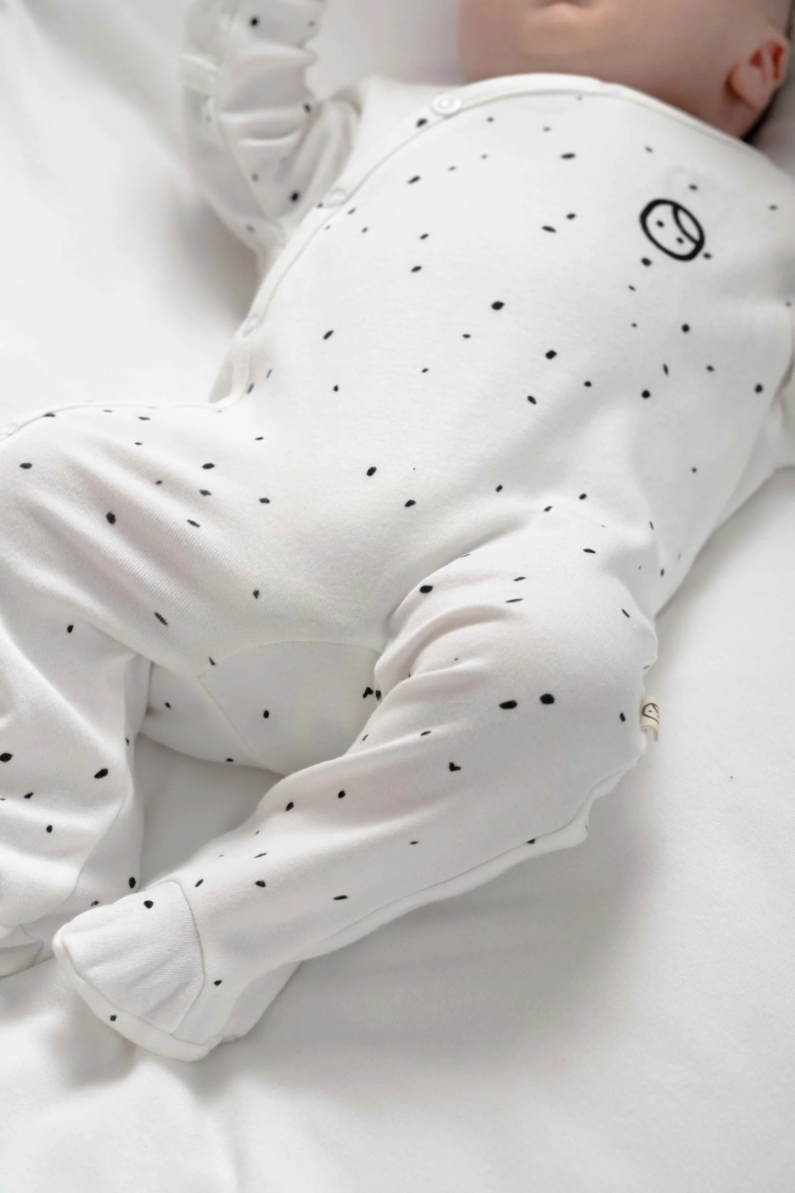 Organic Cotton Onesie-White Cosmos