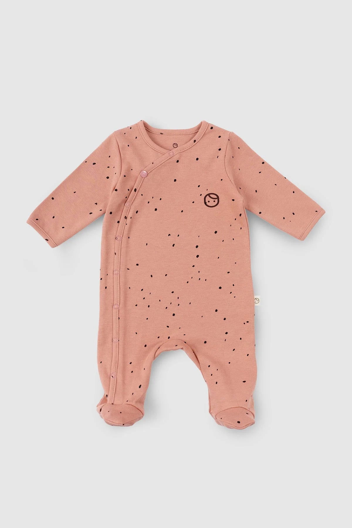 Organic Cotton Onesie-Pink Cosmos