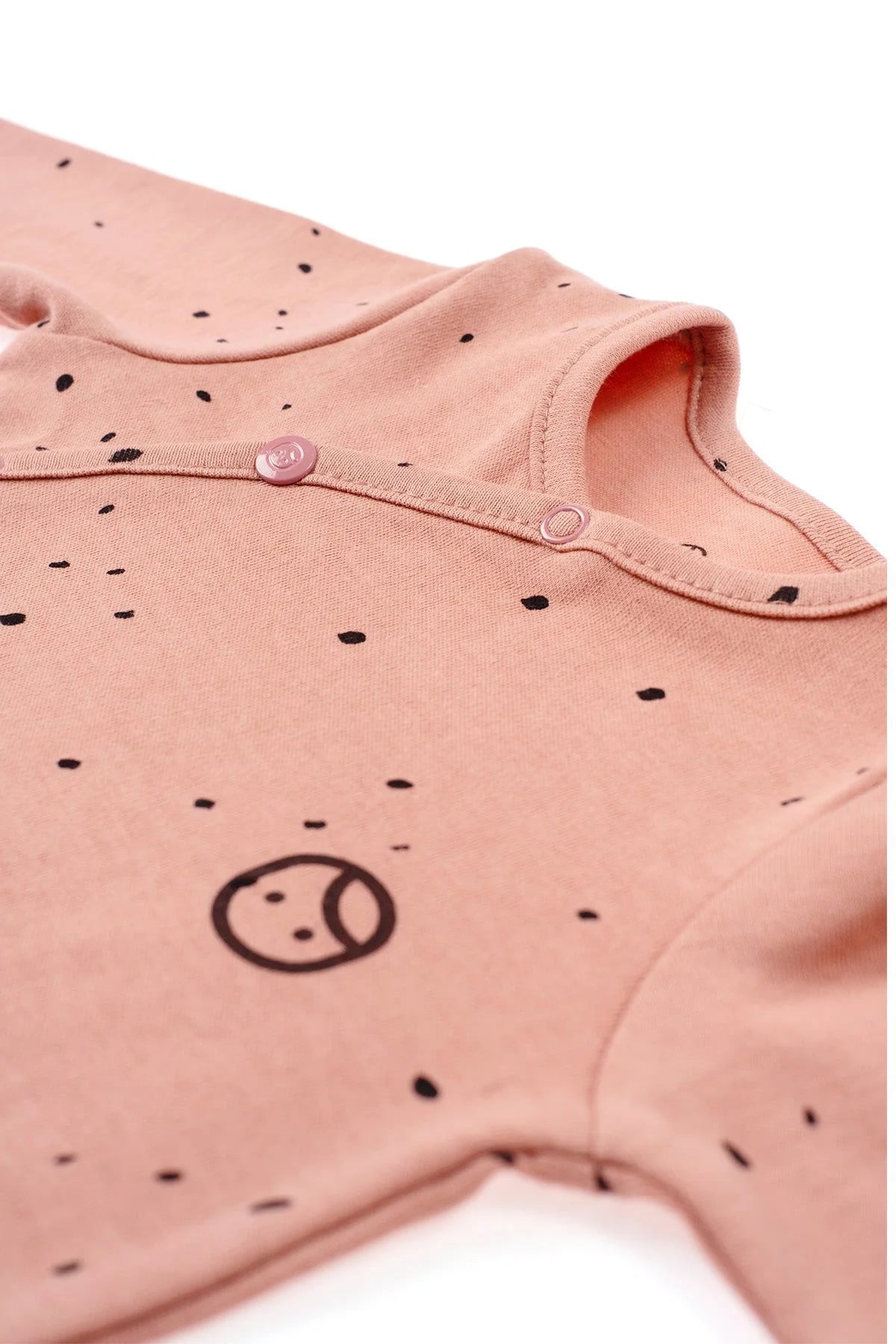 Organic Cotton Onesie-Pink Cosmos