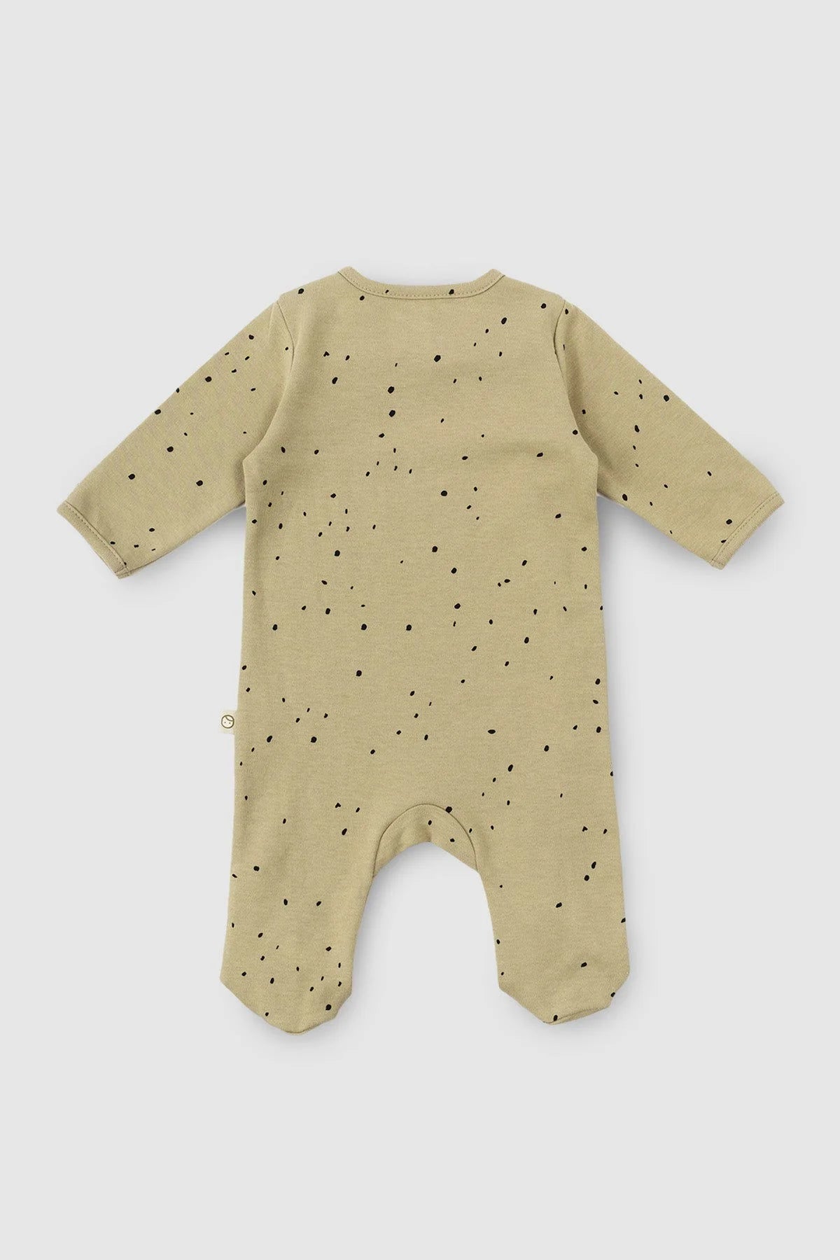 Organic Cotton Onesie-Khaki Cosmos