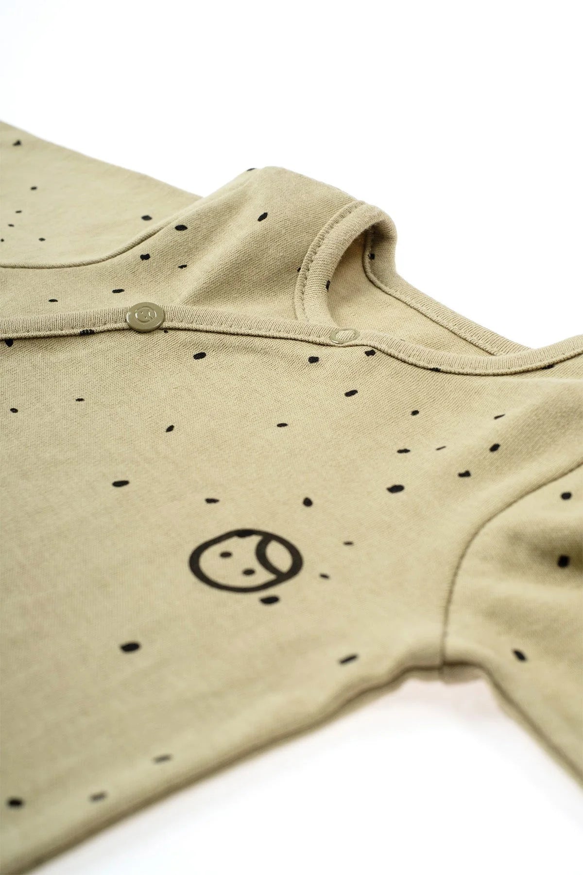Organic Cotton Onesie-Khaki Cosmos