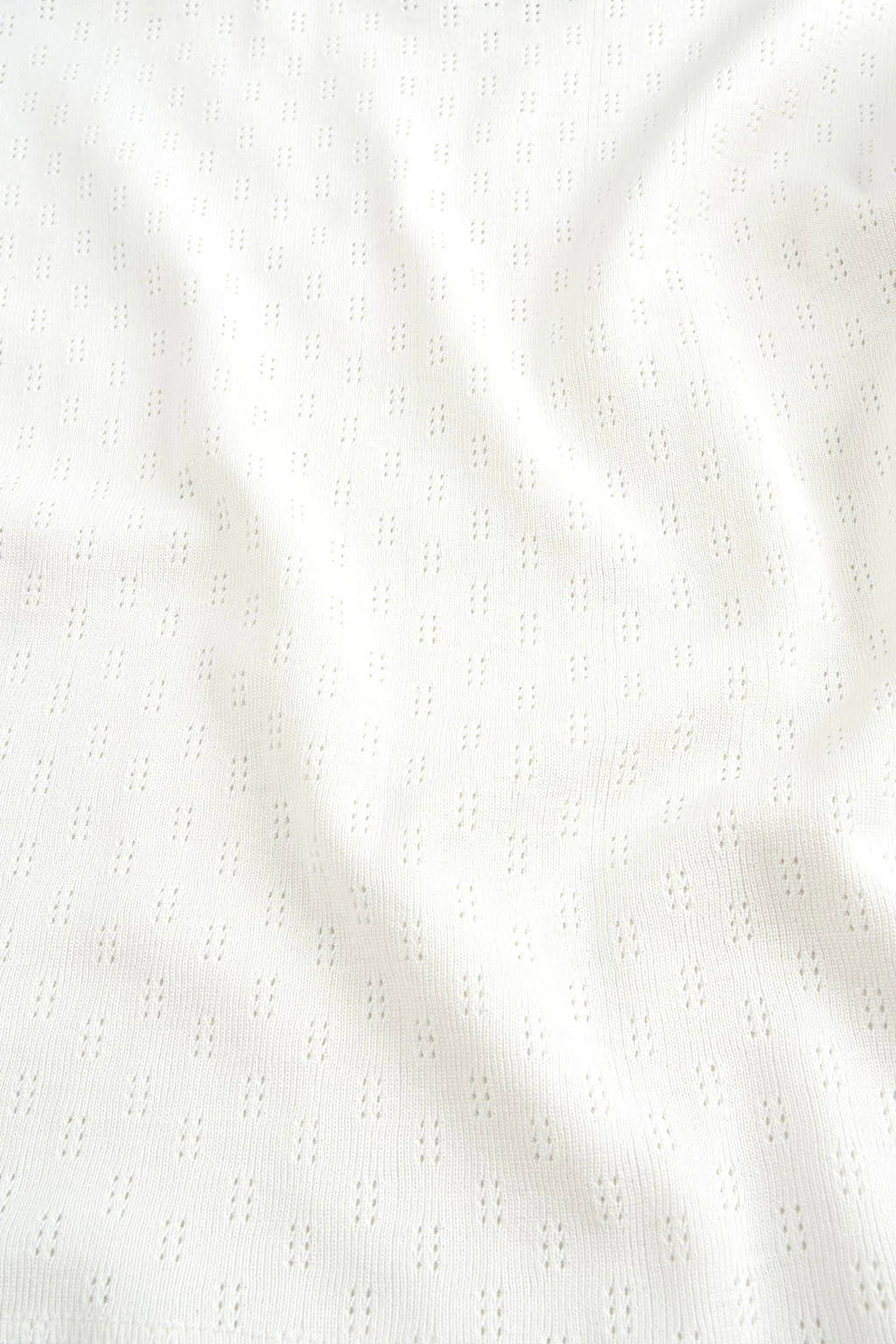 Organic Cotton Pointelle Newborn Set - White (4 Pcs)