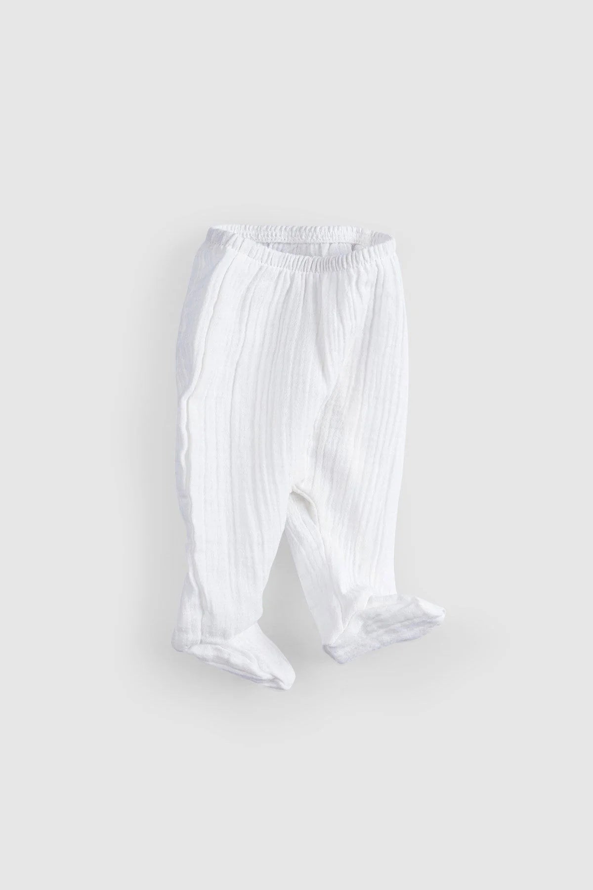 Organic Cotton Muslin Newborn Set - White (10 Pcs)