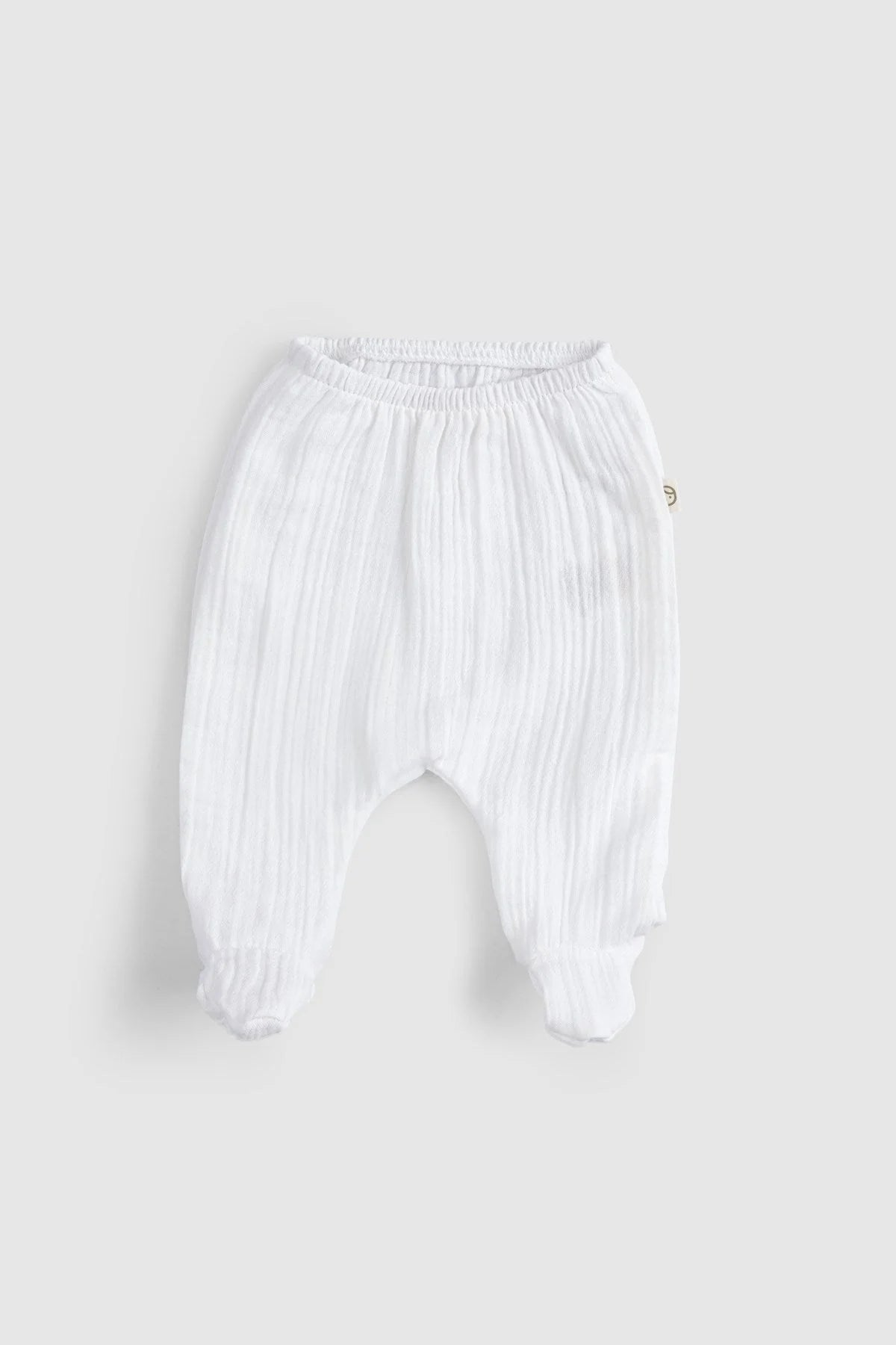 Organic Cotton Muslin Newborn Set - White (10 Pcs)