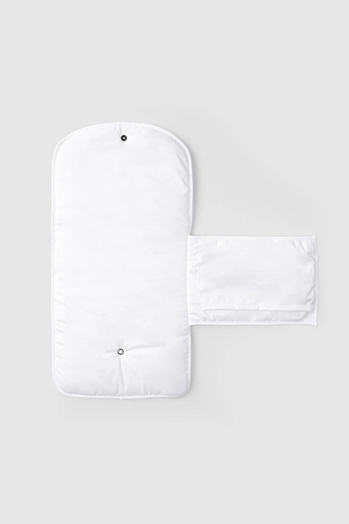 Liquid Proof Quilted Pocket Bottom Opening Bag - White