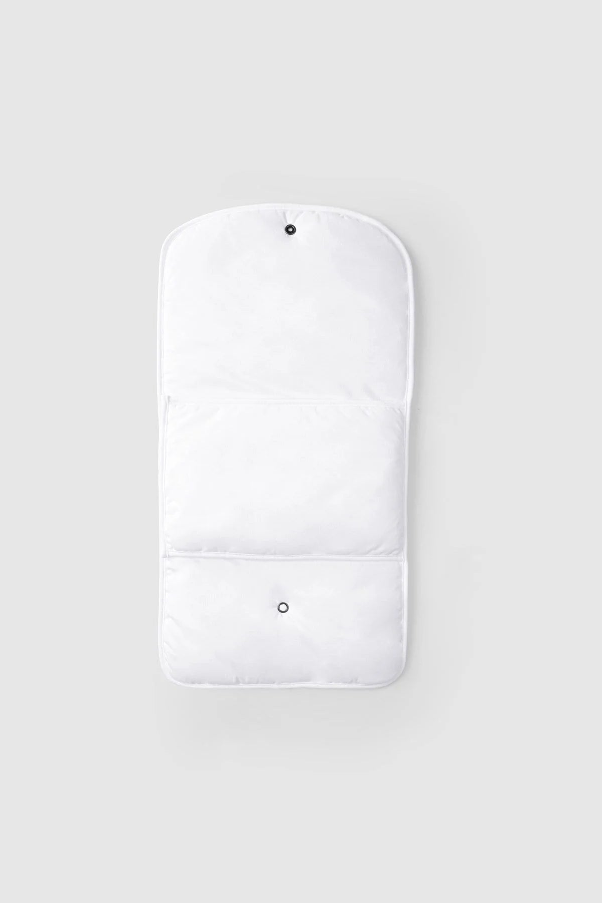 Liquid Proof Quilted Pocket Bottom Opening Bag - White