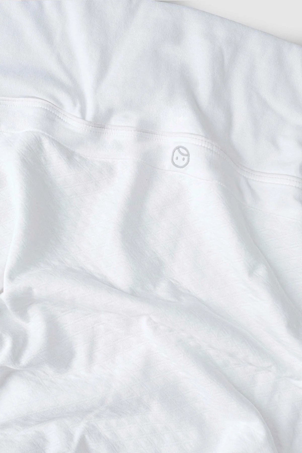 Organic Cotton Quilted Baby Blanket - White