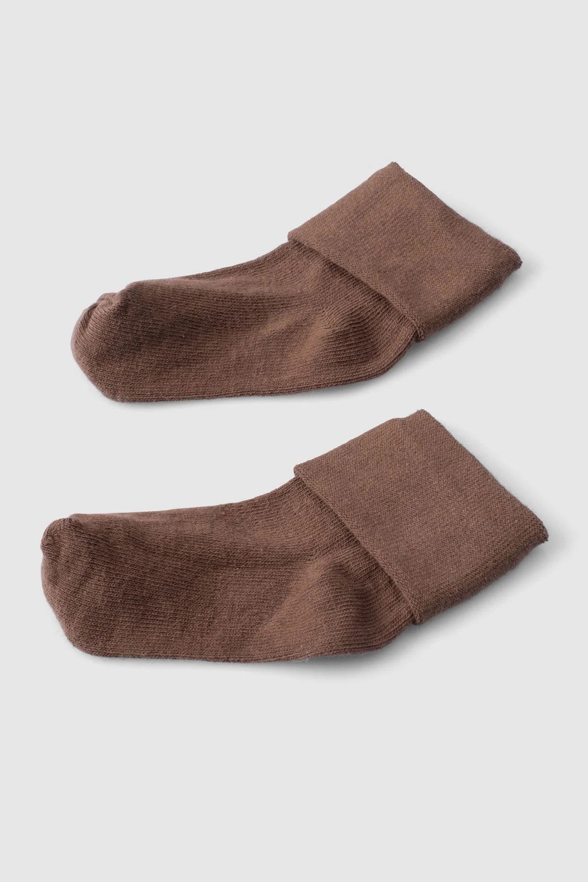 Organic Baby Socks - Brown