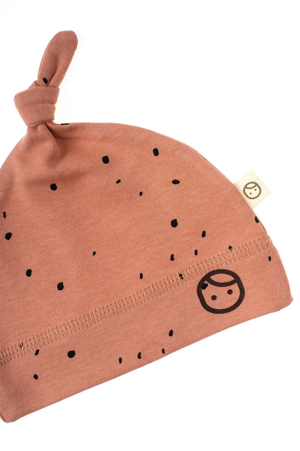 Organic Cotton Newborn Baby Hat - Cosmos Pink