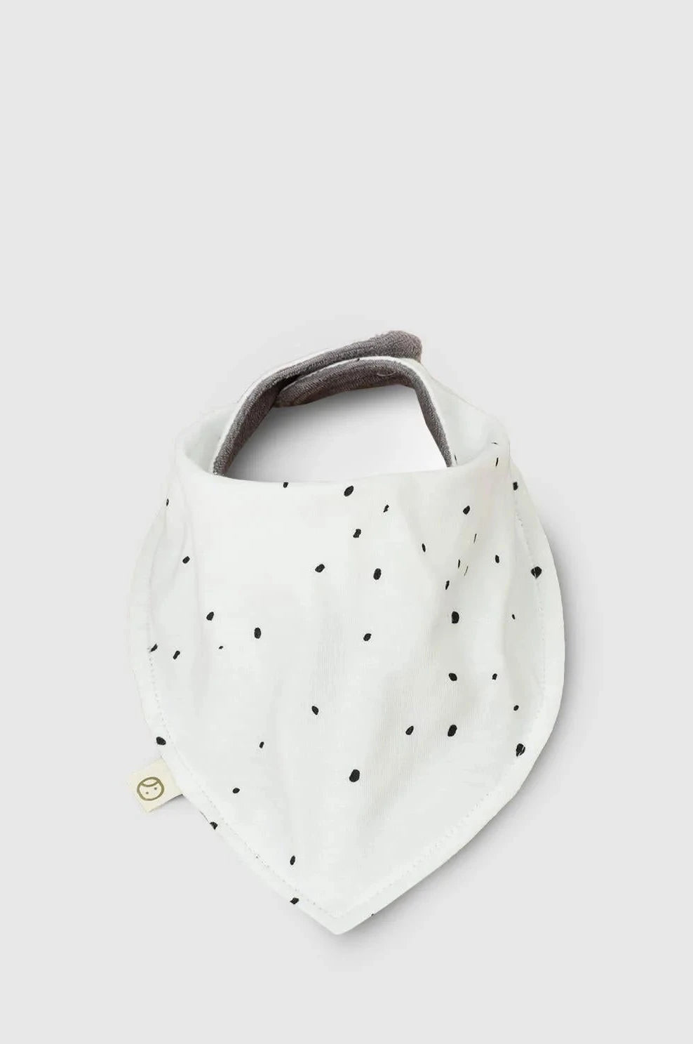 Liquid Proof Organic Cotton Scarf Bib - Cosmos White