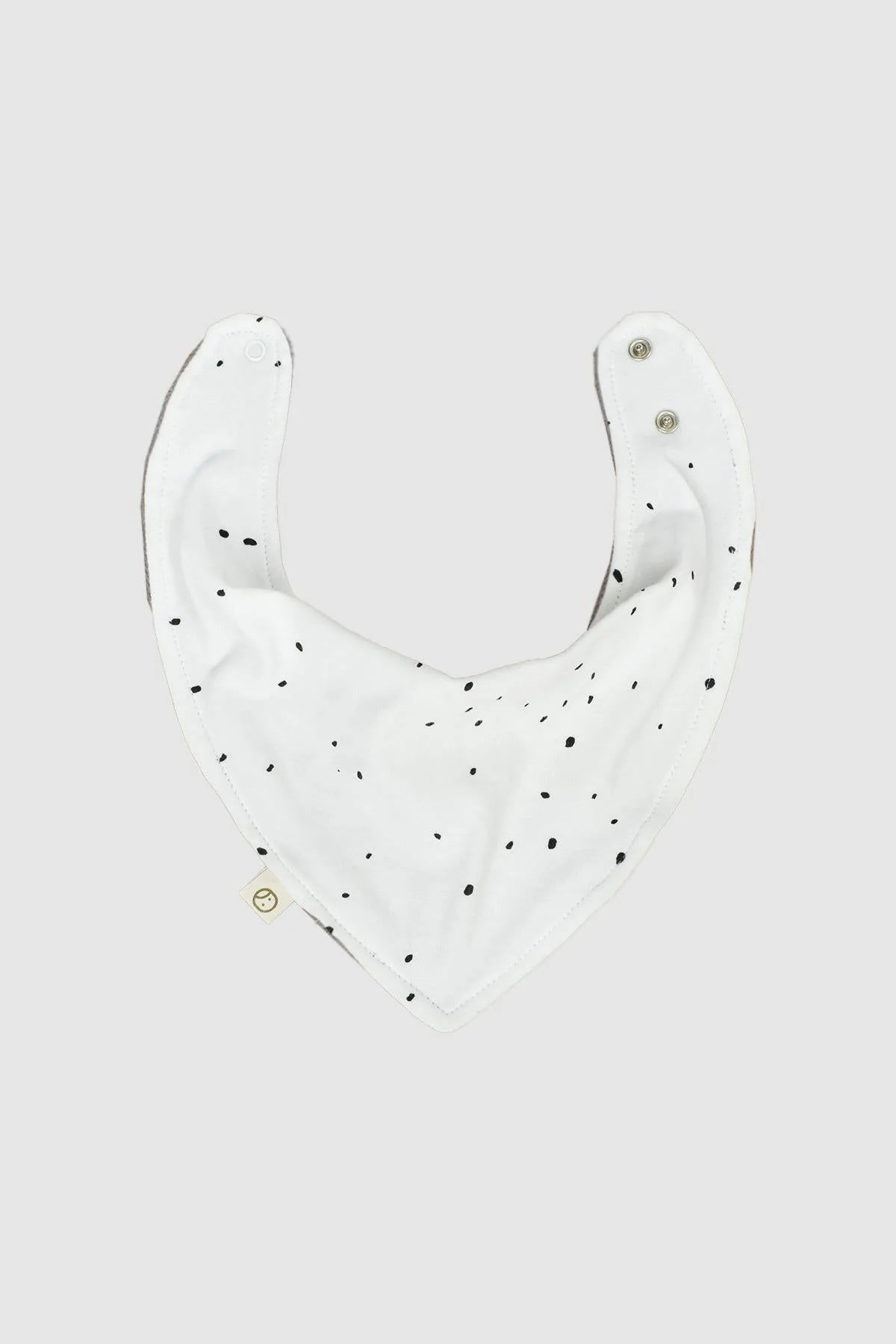 Liquid Proof Organic Cotton Scarf Bib - Cosmos White