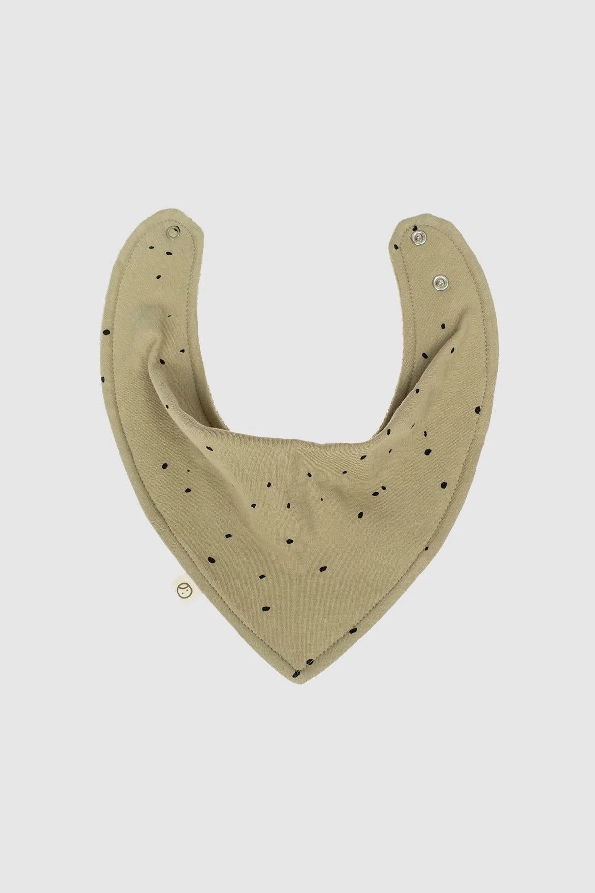 Liquid Proof Organic Cotton Scarf Bib - Cosmos Khaki