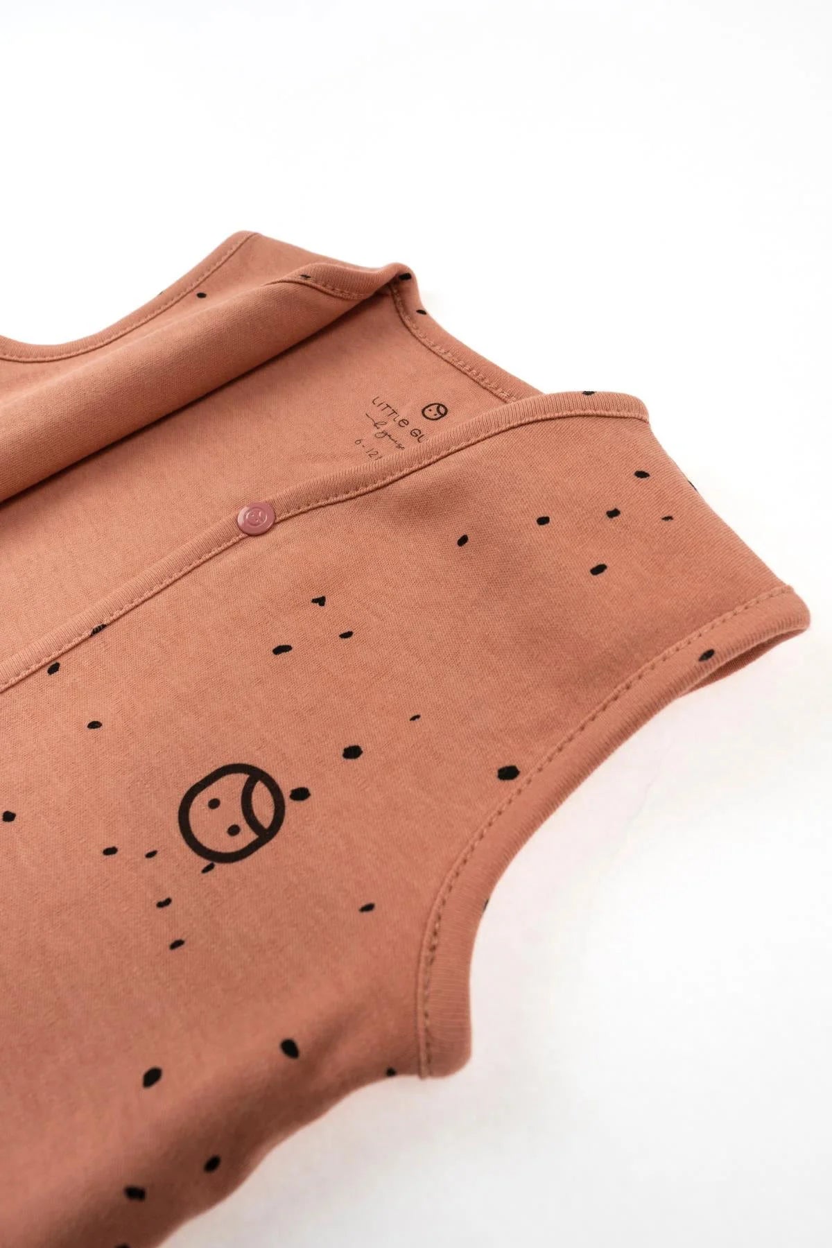 Organic Cotton Double Sided Vest - Pink Cosmos