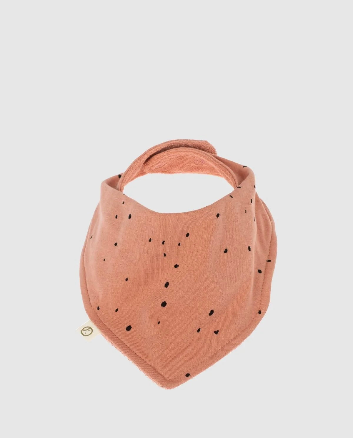 Liquid Proof Organic Cotton Scarf Bib - Cosmos Pink