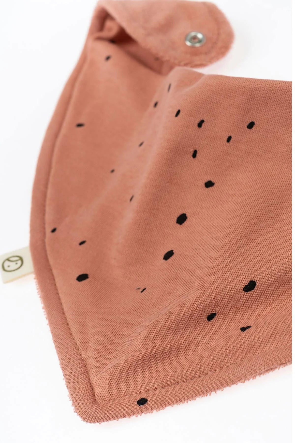 Liquid Proof Organic Cotton Scarf Bib - Cosmos Pink