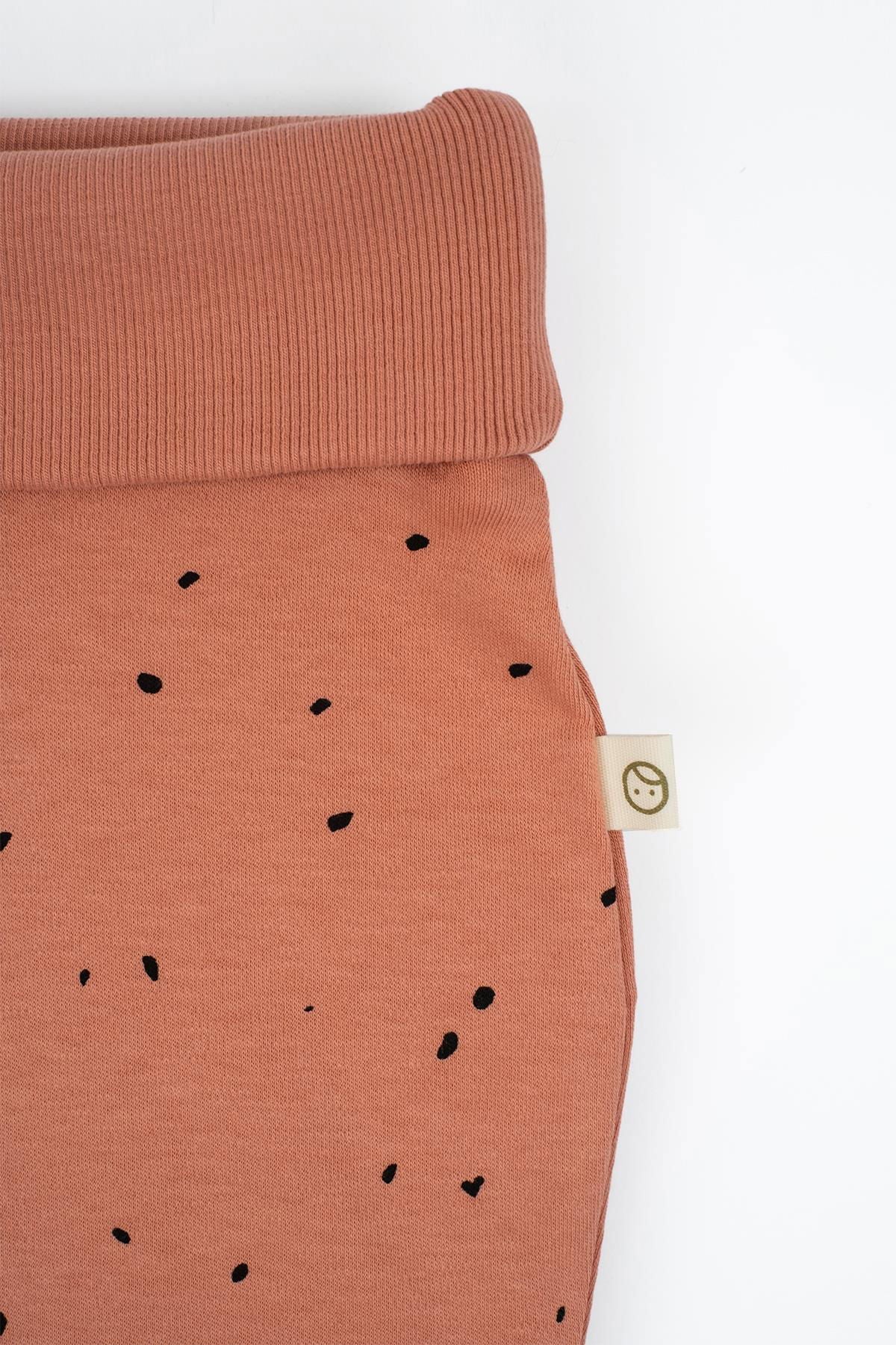 Organic Cotton High Waist Leggings - Pink Cosmos