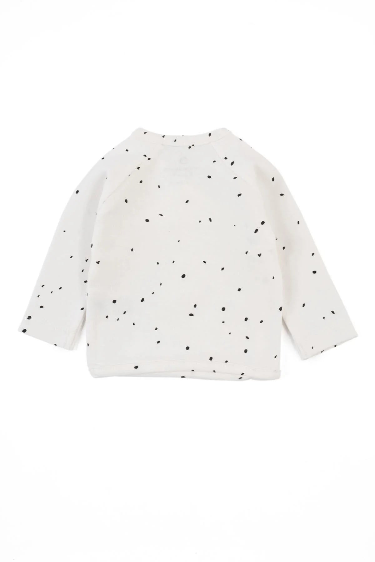 Organic Cotton Kimono Bodysuit Jacket - Cosmos White