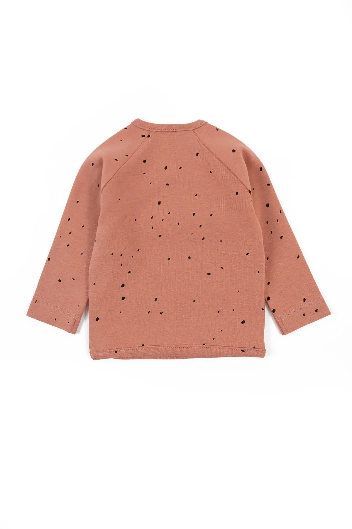 Organic Cotton Kimono Bodysuit Jacket - Cosmos Pink