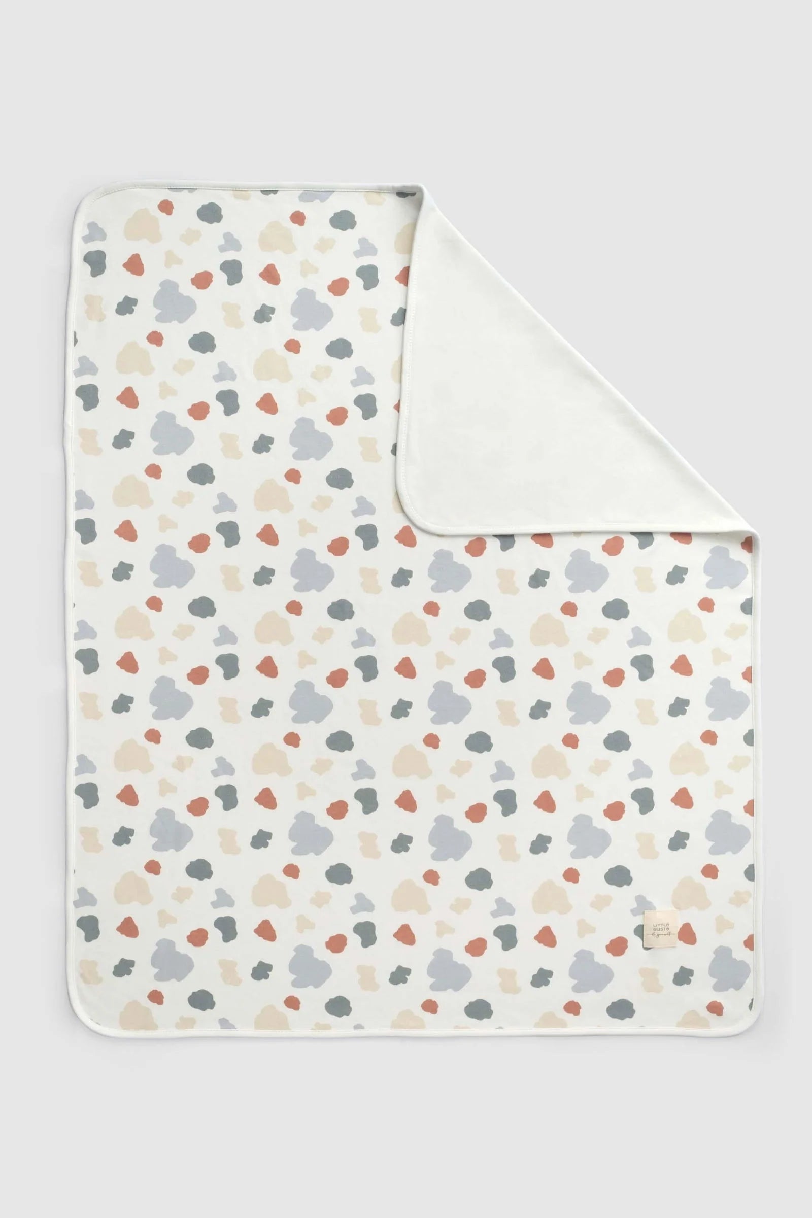 Organic Cotton Double Layer Baby Blanket - Animal Pattern
