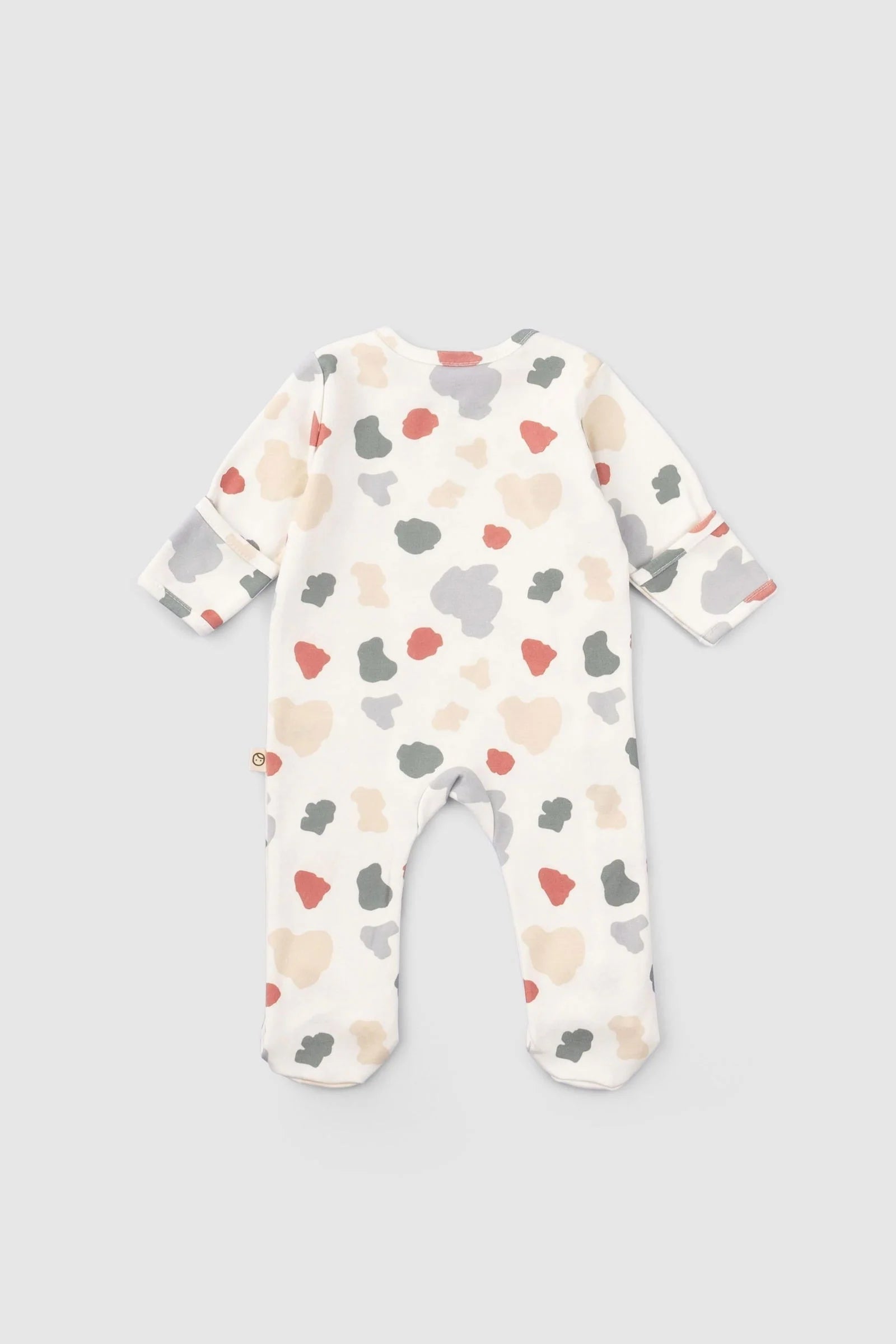 Organic Cotton Footed Onesie Set with Gusto Print (2-pack)