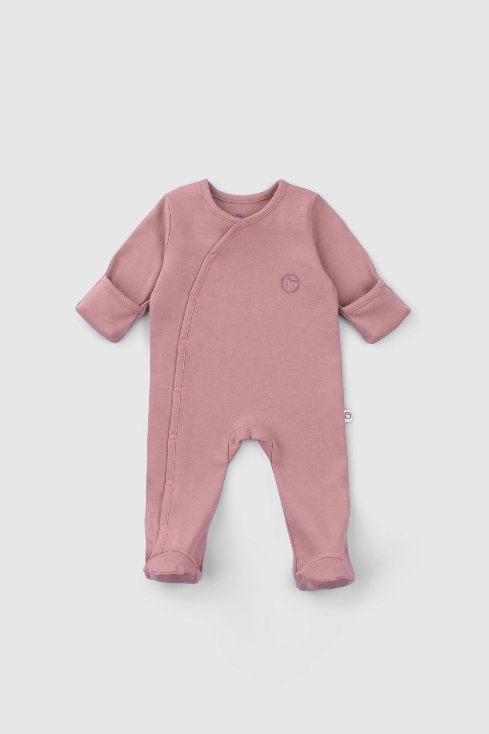 Organic Cotton Footed Onesie Set with Animal Print (3 pack)