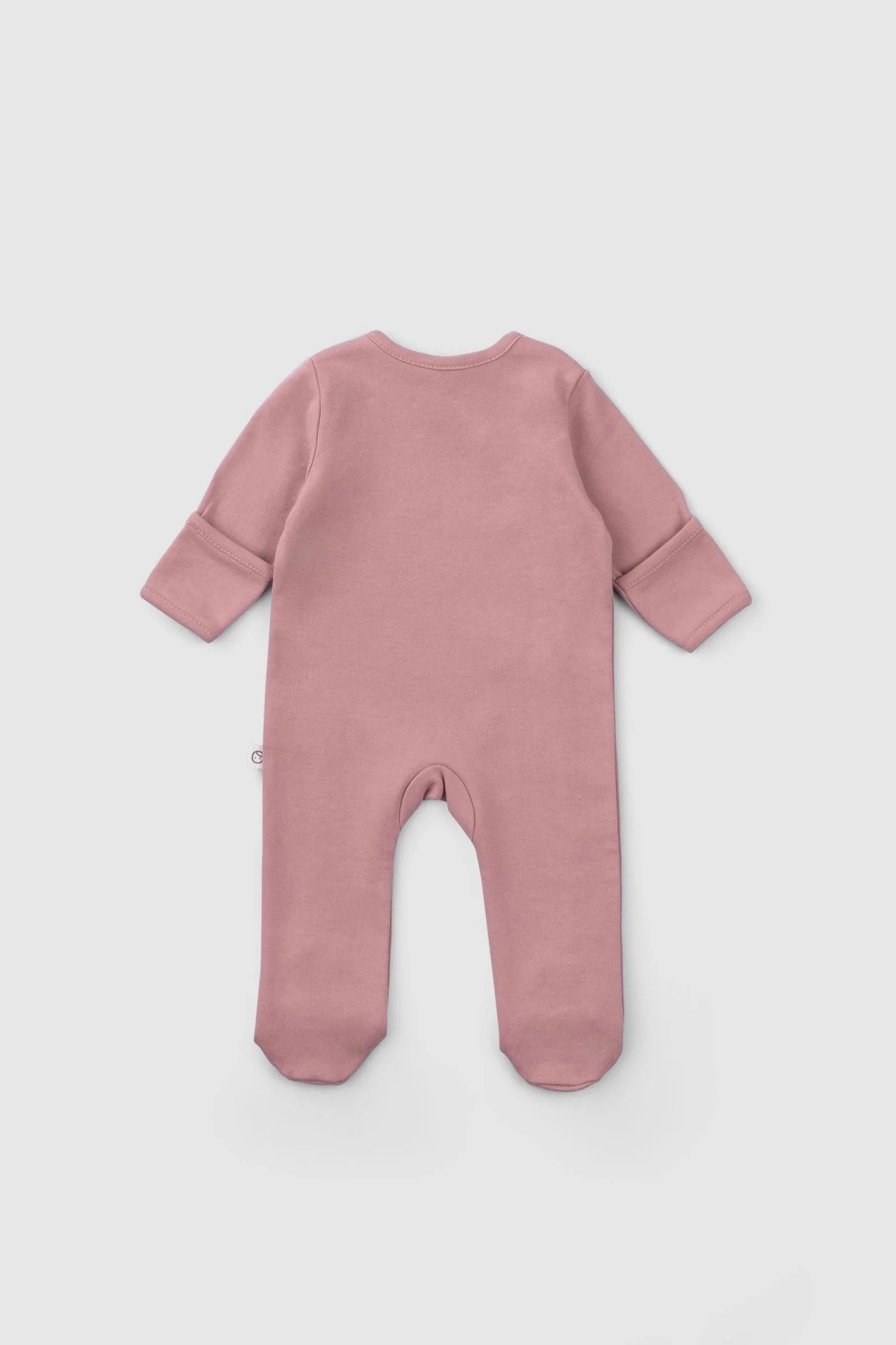 Organic Cotton Footed Onesie Set with Animal Print (3 pack)