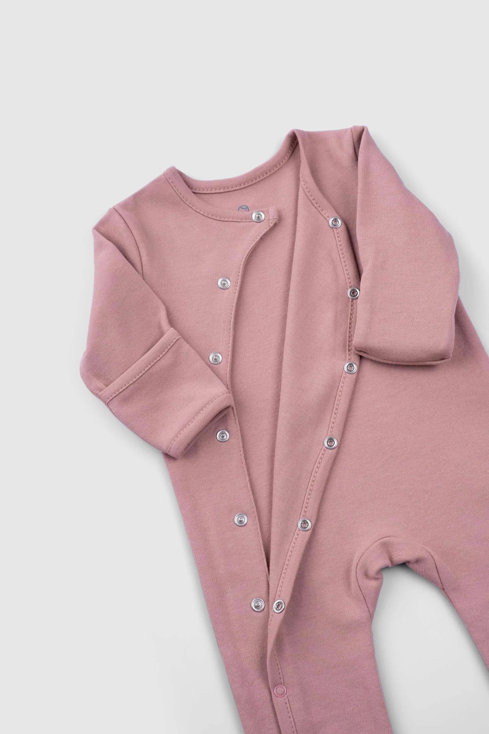 Organic Cotton Footed Onesie Set with Animal Print (3 pack)