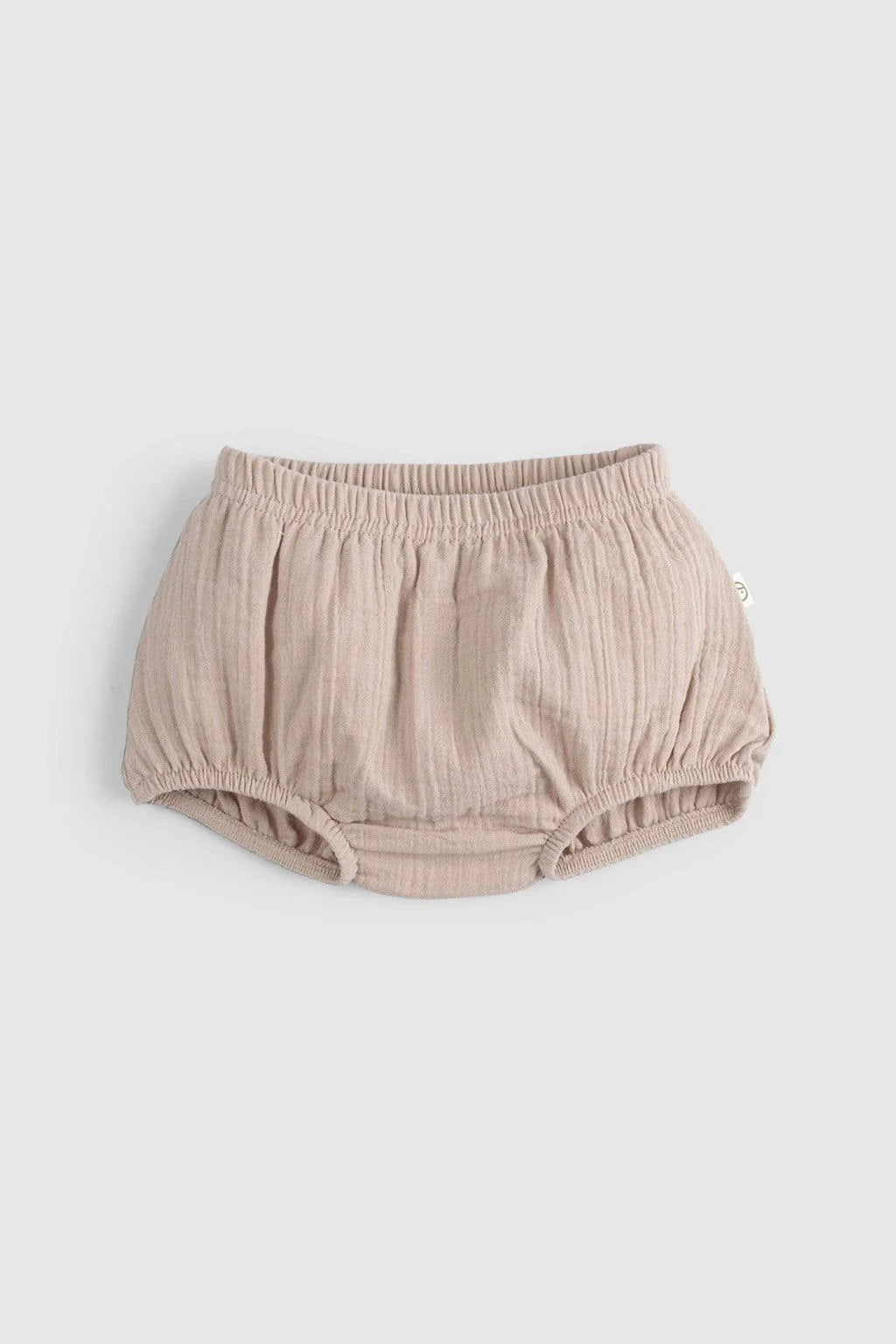Organic Cotton Muslin Baby Bloomer - Beige