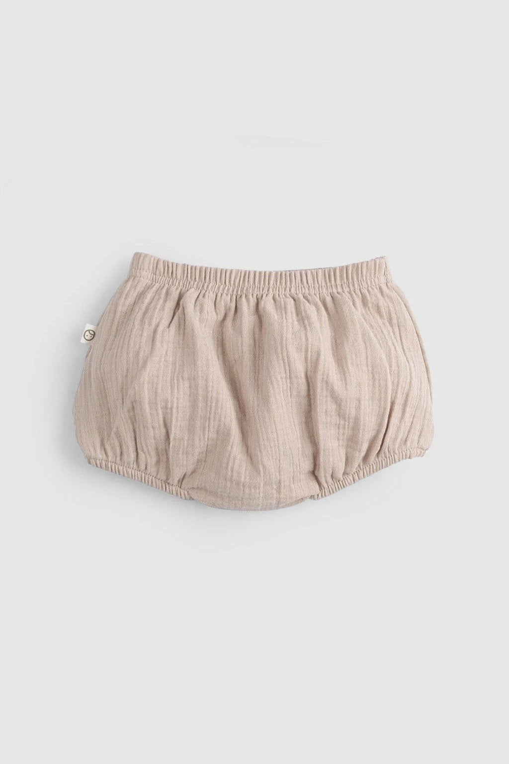 Organic Cotton Muslin Baby Bloomer - Beige