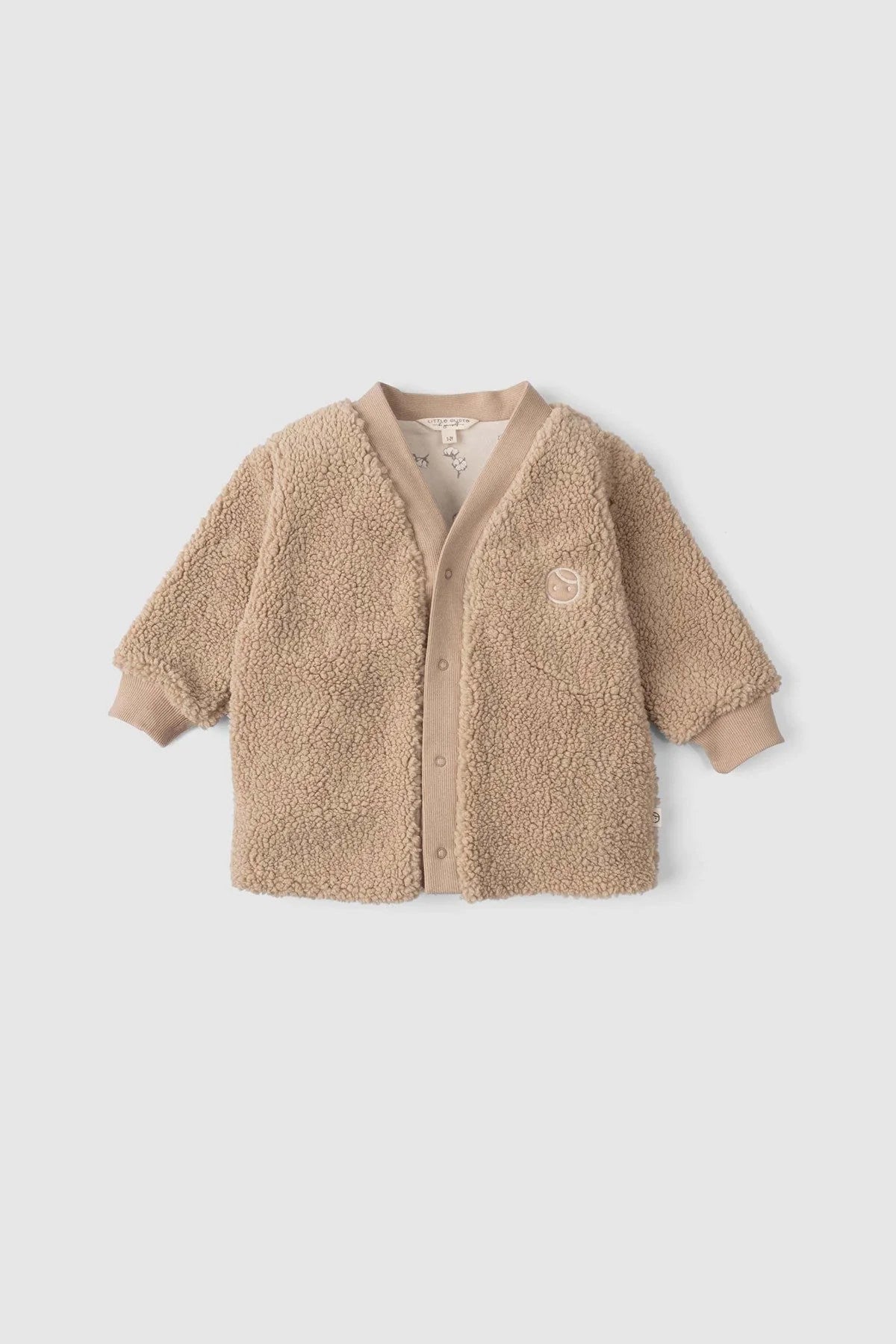 Wellsoft Organic Cotton Baby Jacket - Beige