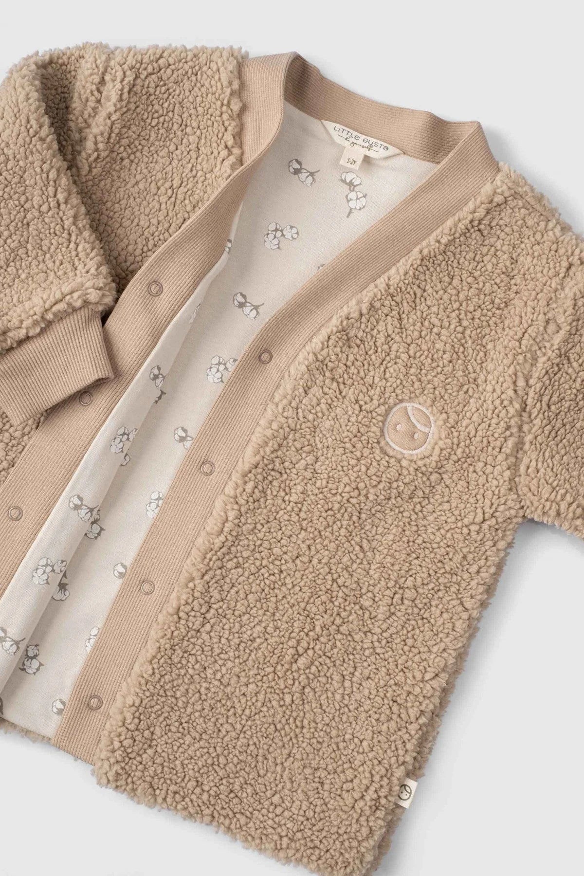 Wellsoft Organic Cotton Baby Jacket - Beige