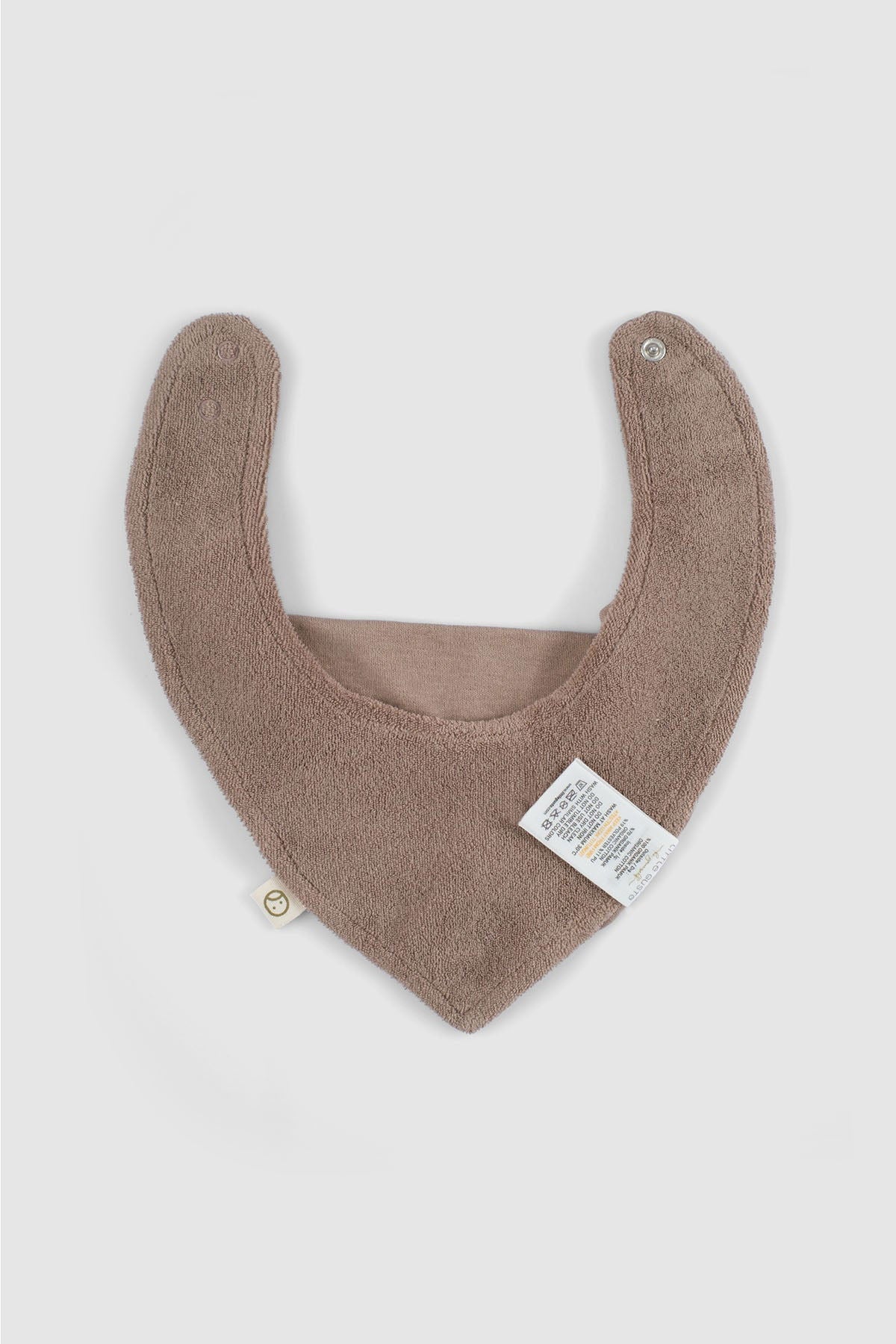 Liquid Proof Organic Cotton Scarf Bib - Gusto Brown