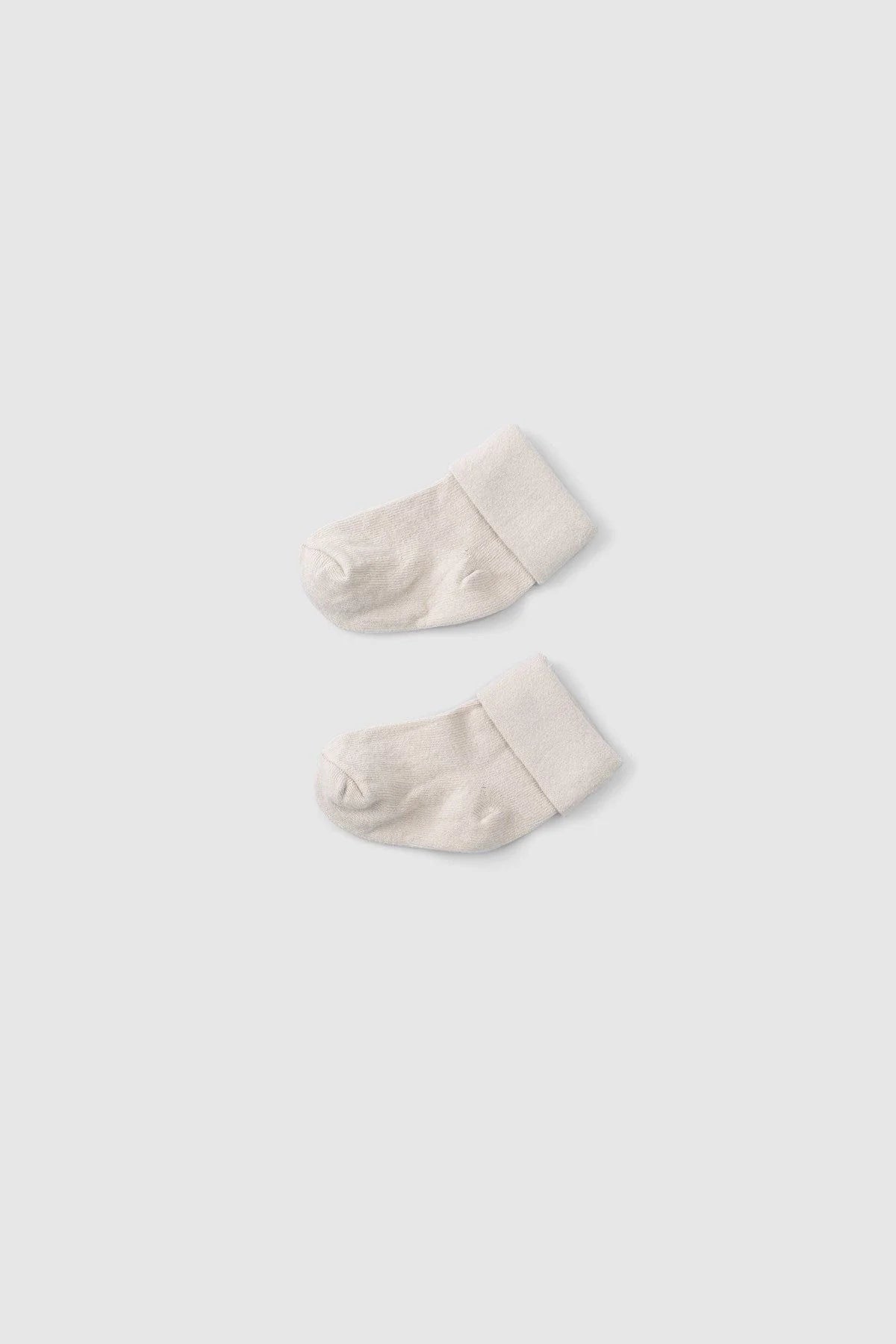 Organic Baby Socks - Beige