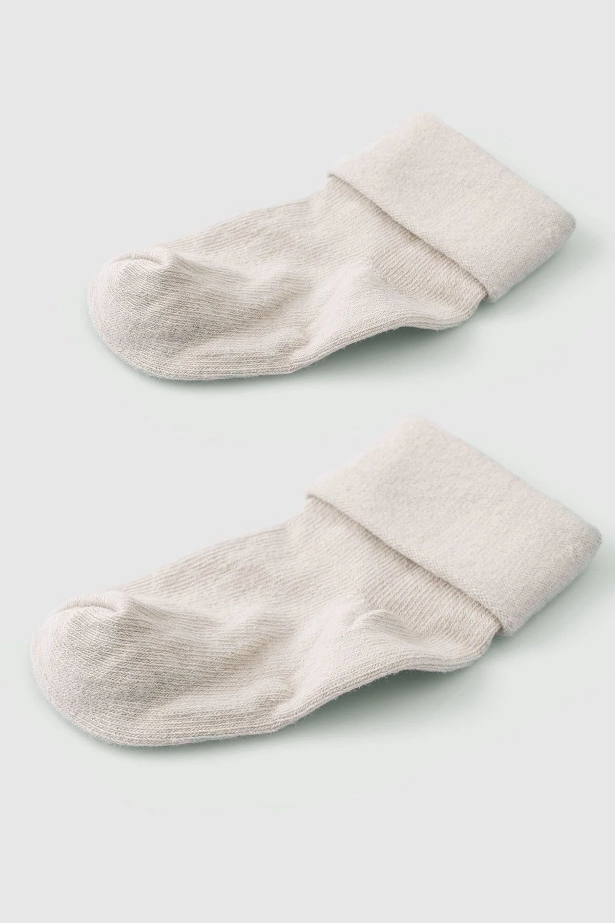 Organic Baby Socks - Beige