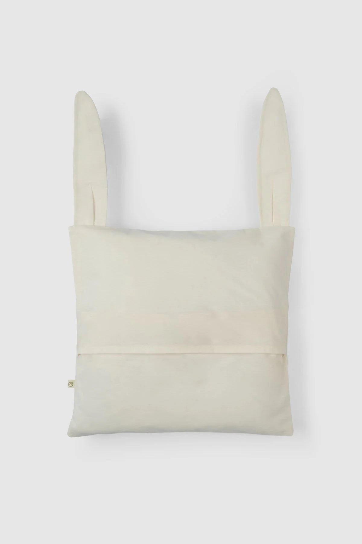 Organic Cotton Square Pillow - Rabbit